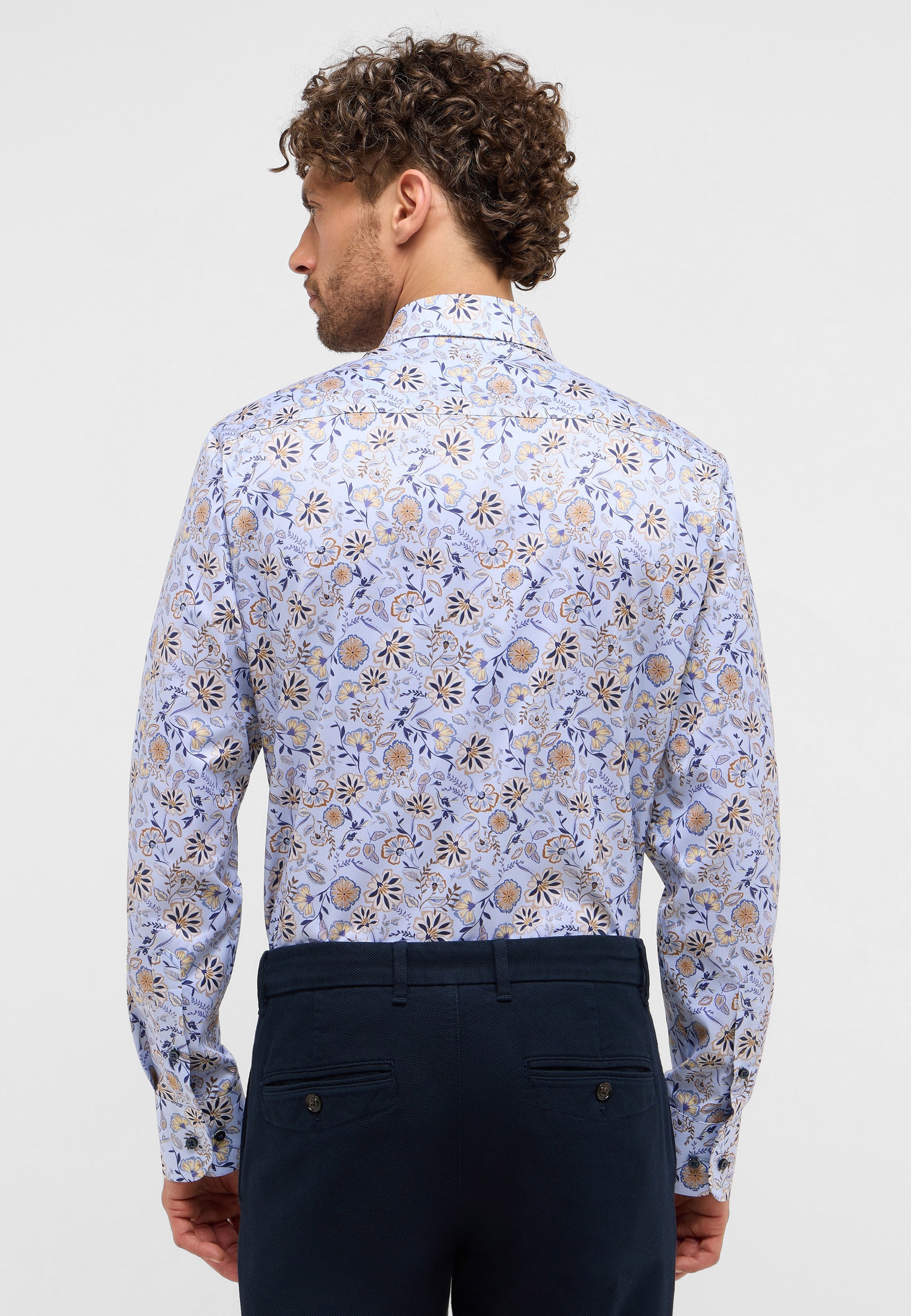 Eterna Langarmhemd »SLIM FIT«, NON IRON (bügelfrei)