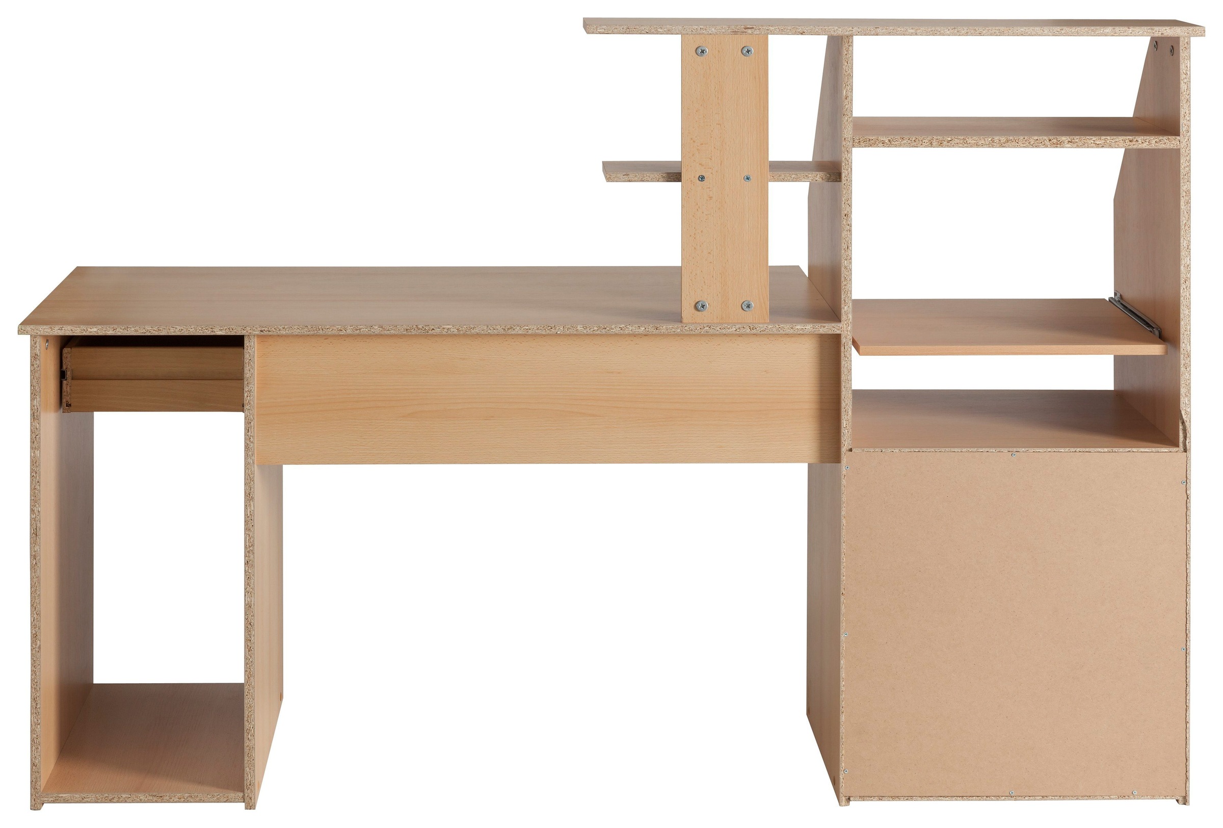 VOGL Möbelfabrik Schreibtisch »Don«, mit Tastatur- & Druckerauszug, Breite 137,5 cm, Made in Germany