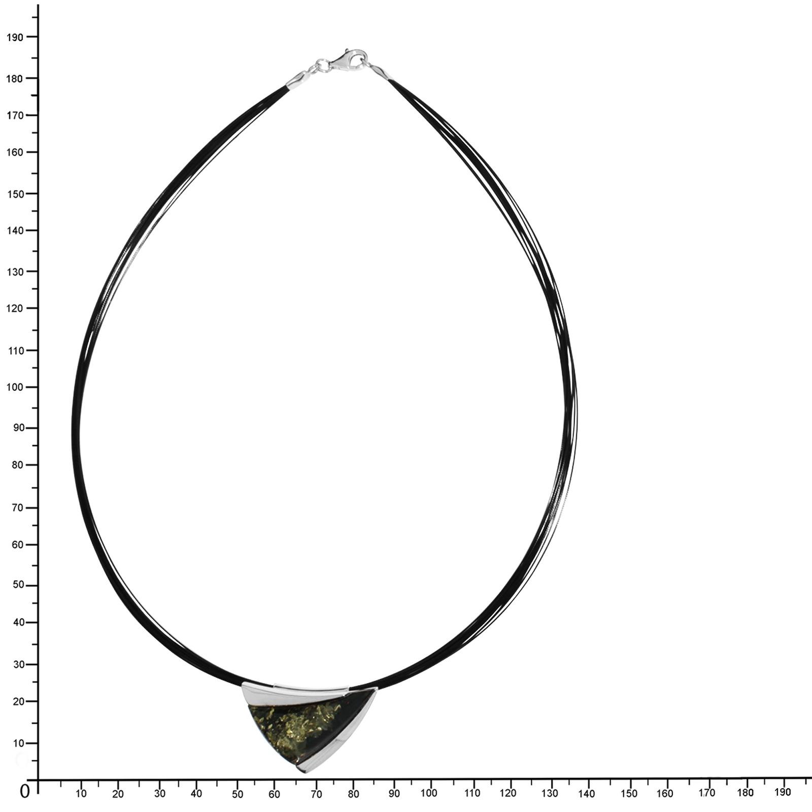 OSTSEE-SCHMUCK Collier »- Imke 32 - Silber 925/000 - Bernstein«