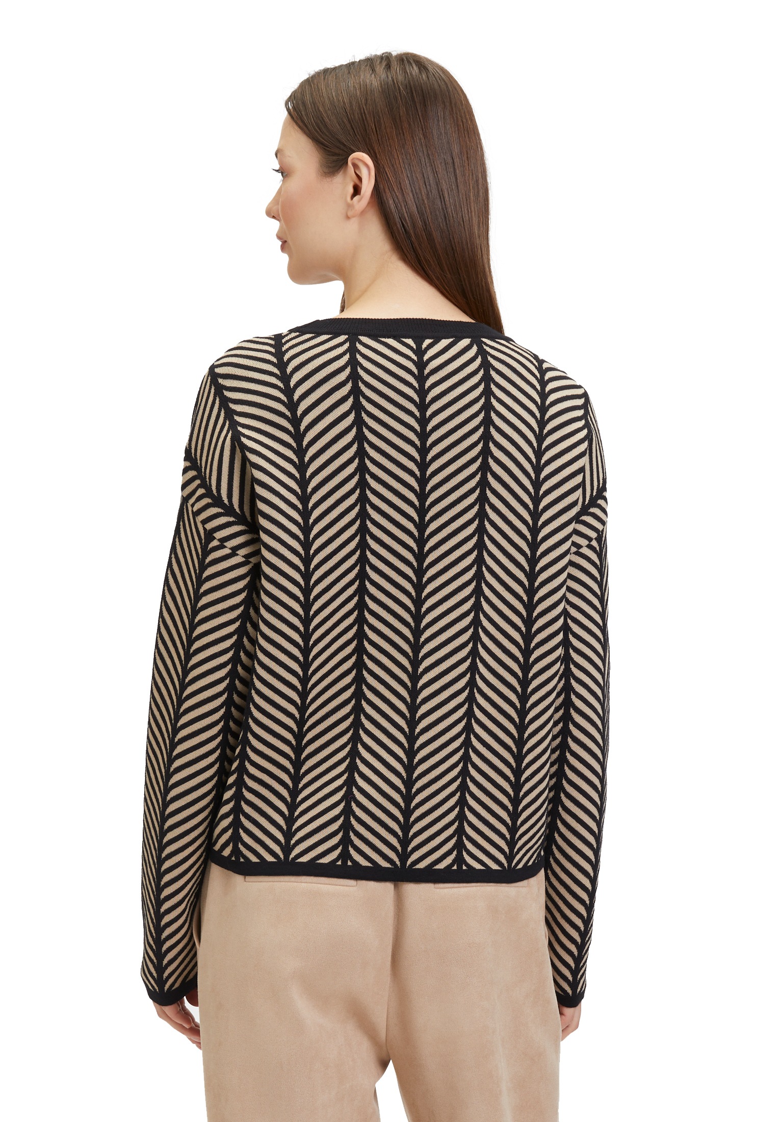 Betty&Co Strickpullover »Strickpullover mit Jacquard«