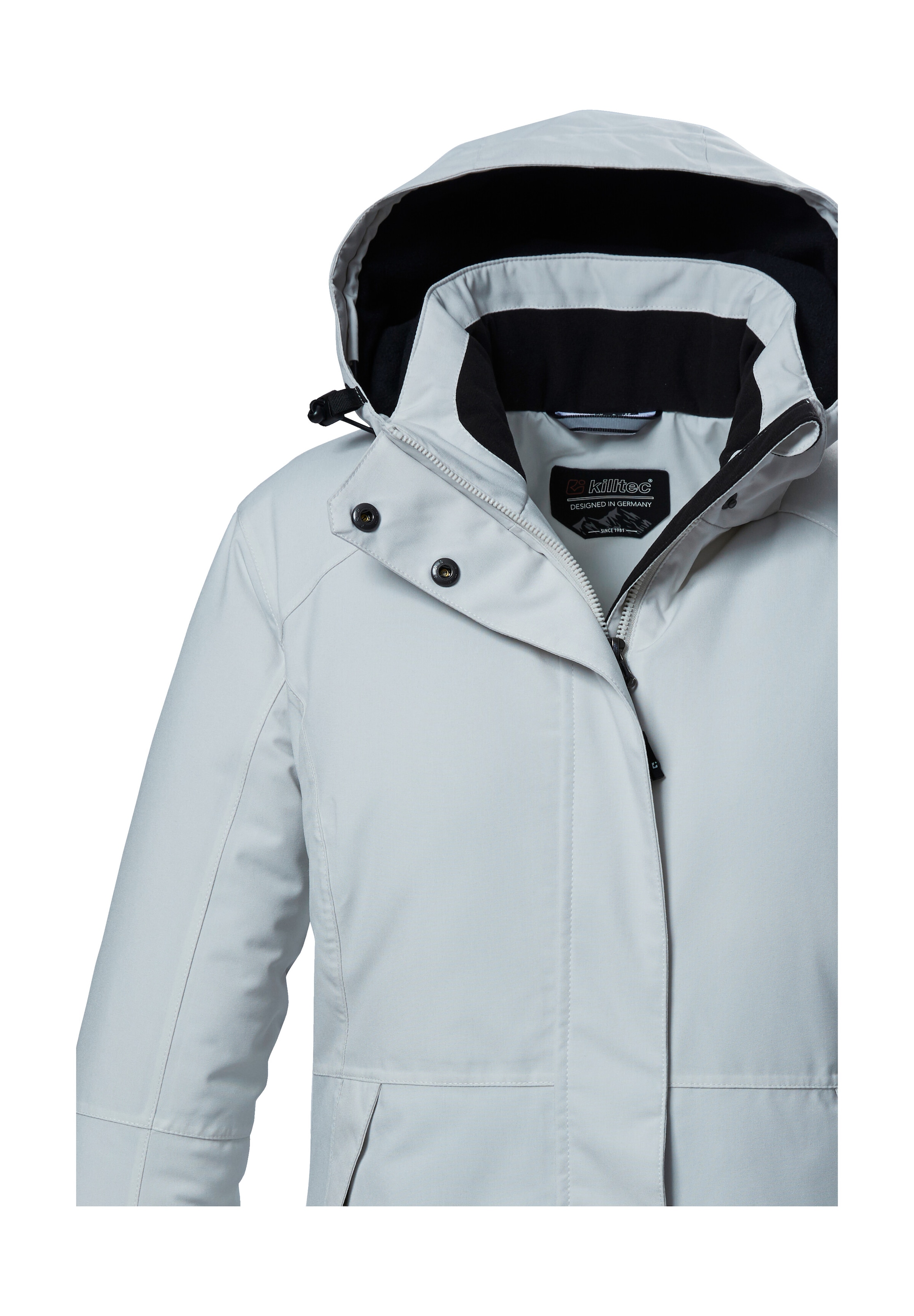 Killtec Outdoorjacke »KOW 37 WMN JCKT«, Wasserdichte Damen Funktionsjacke mit abnehmbarer Kapuze