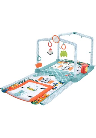Fisher-Price® Baby Gym »3-in-1 Kleines Ferienhaus Spieldecke«, zum Spielhaus umbaubar;... kaufen