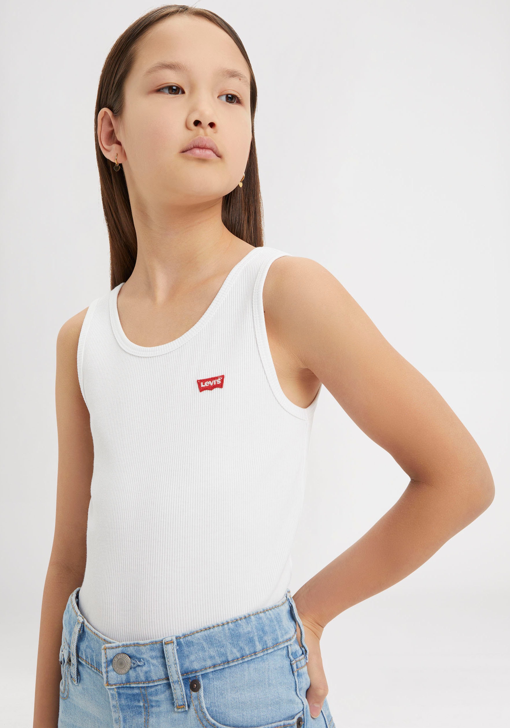 Levi's® Kids Ripptanktop »LVG MEET AND GREET RIBBED TANK«, for GIRLS