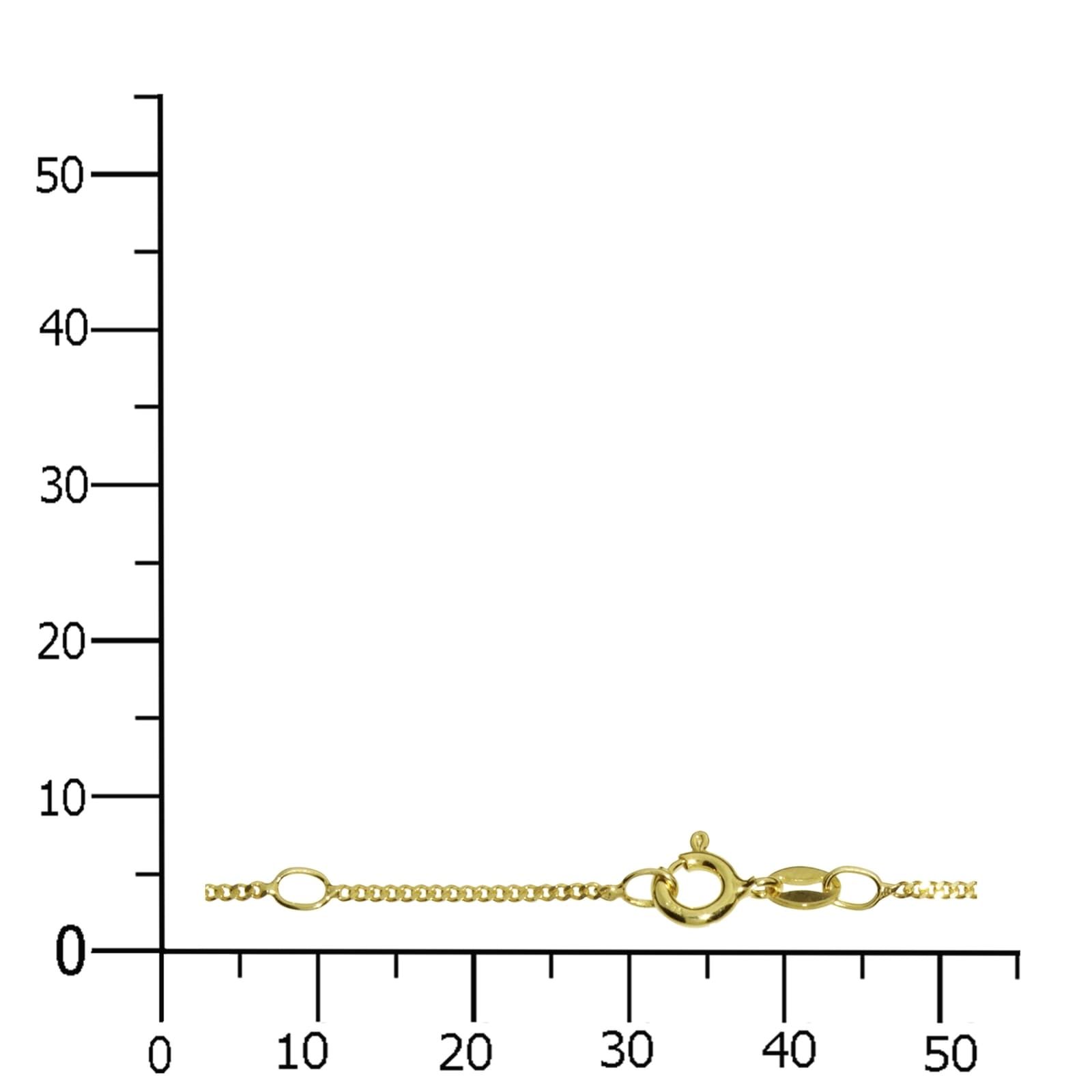 OSTSEE-SCHMUCK Goldkette »- Panzer 1,2 mm - Gold 333/000 -,«