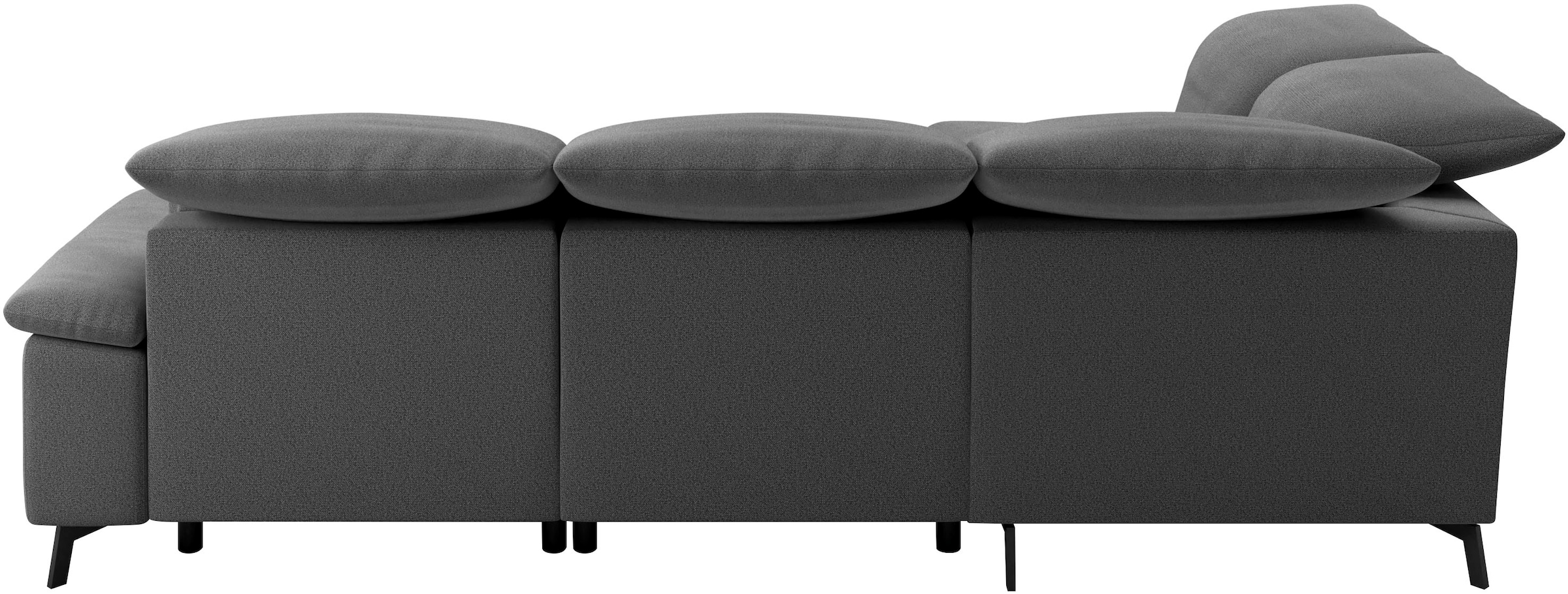 Musterring Ecksofa »MR 370, intelligenter Komfort im modernen Design« Optionale Relaxfunktion, flexible Kopfteile & klappbare Armlehnen