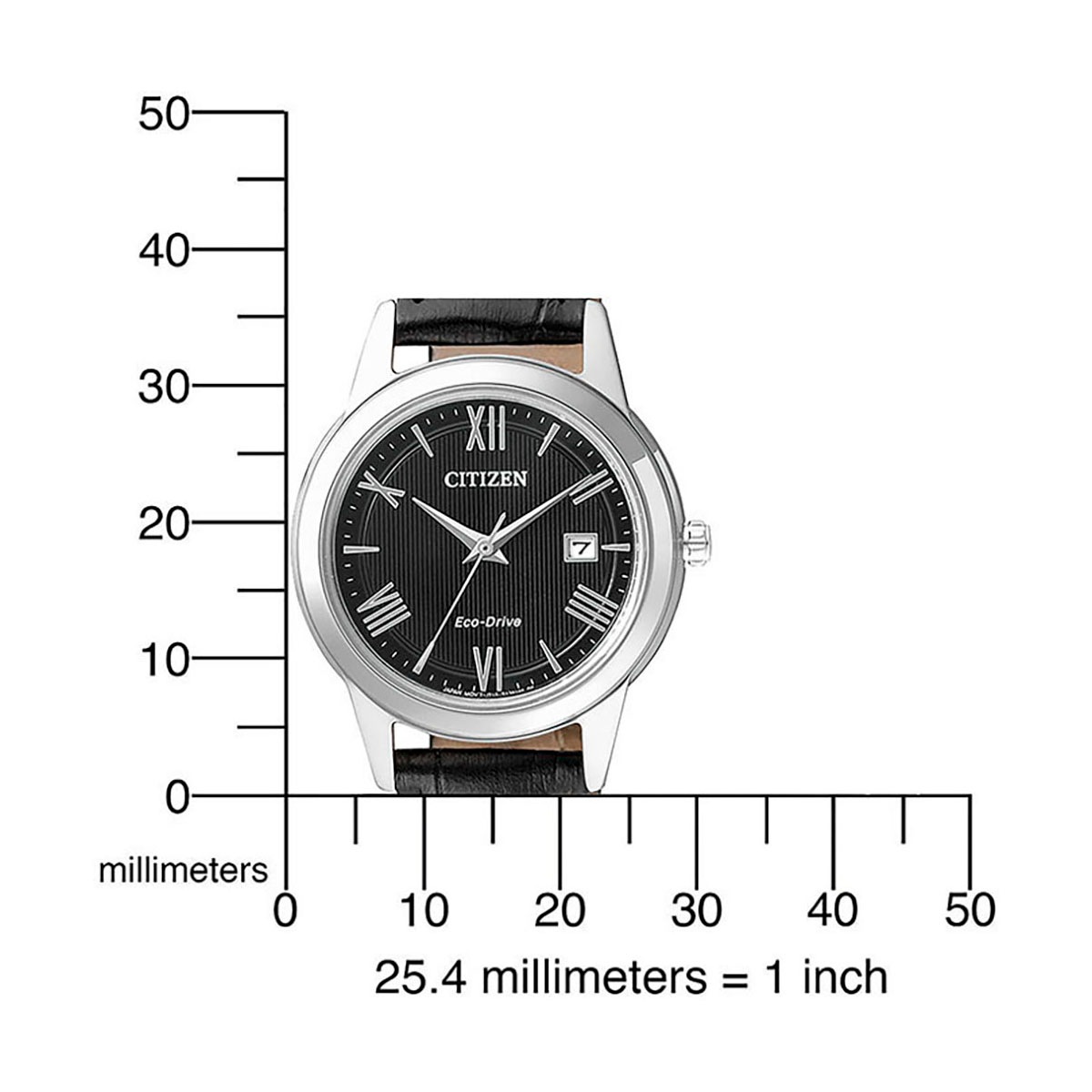 Citizen Solaruhr, Armbanduhr, Damenuhr, Datum, Lederarmband