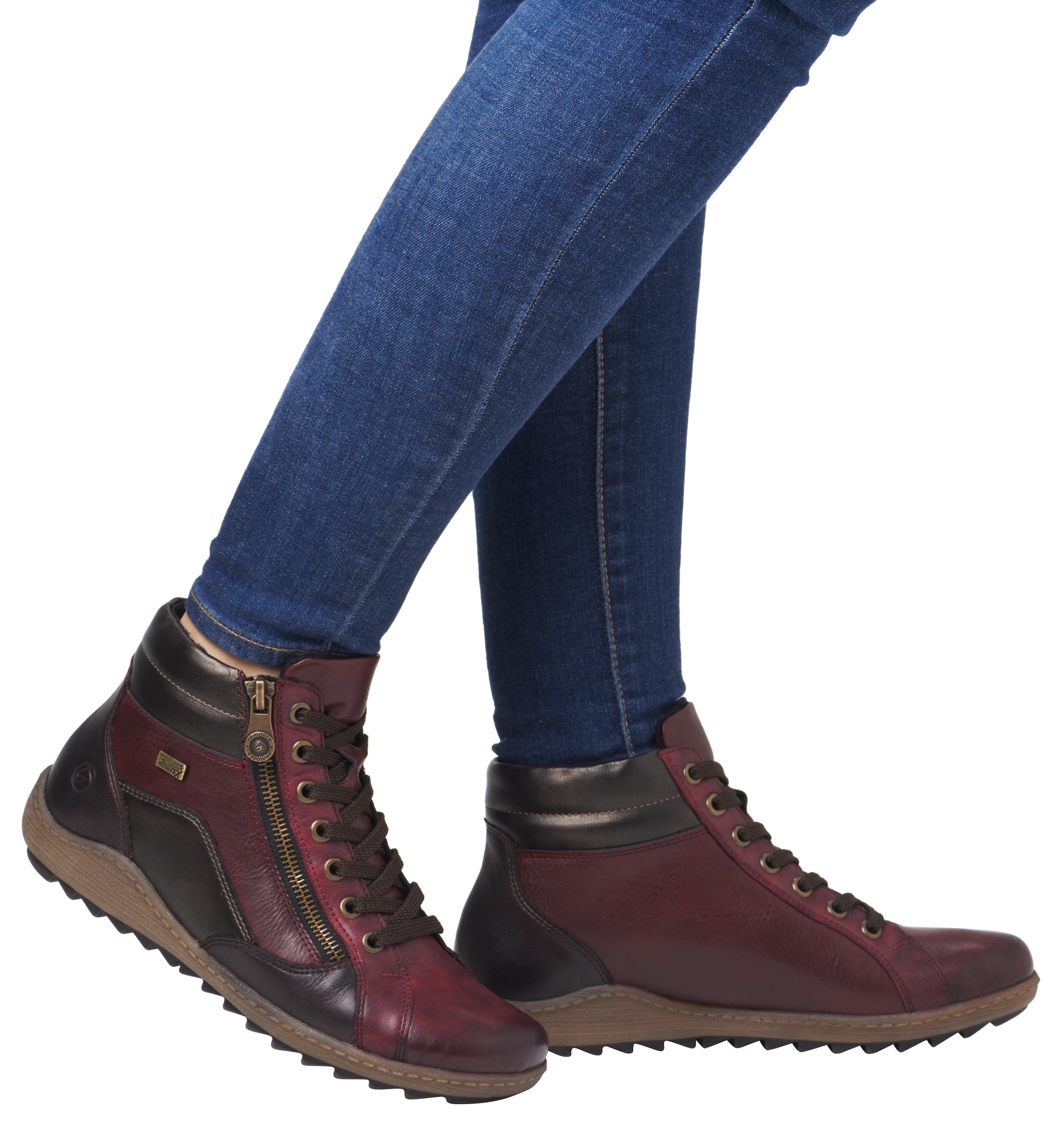 Remonte Schnürboots, Flats, Komfortschuh, Schnürstiefelette mit TEX-Membran
