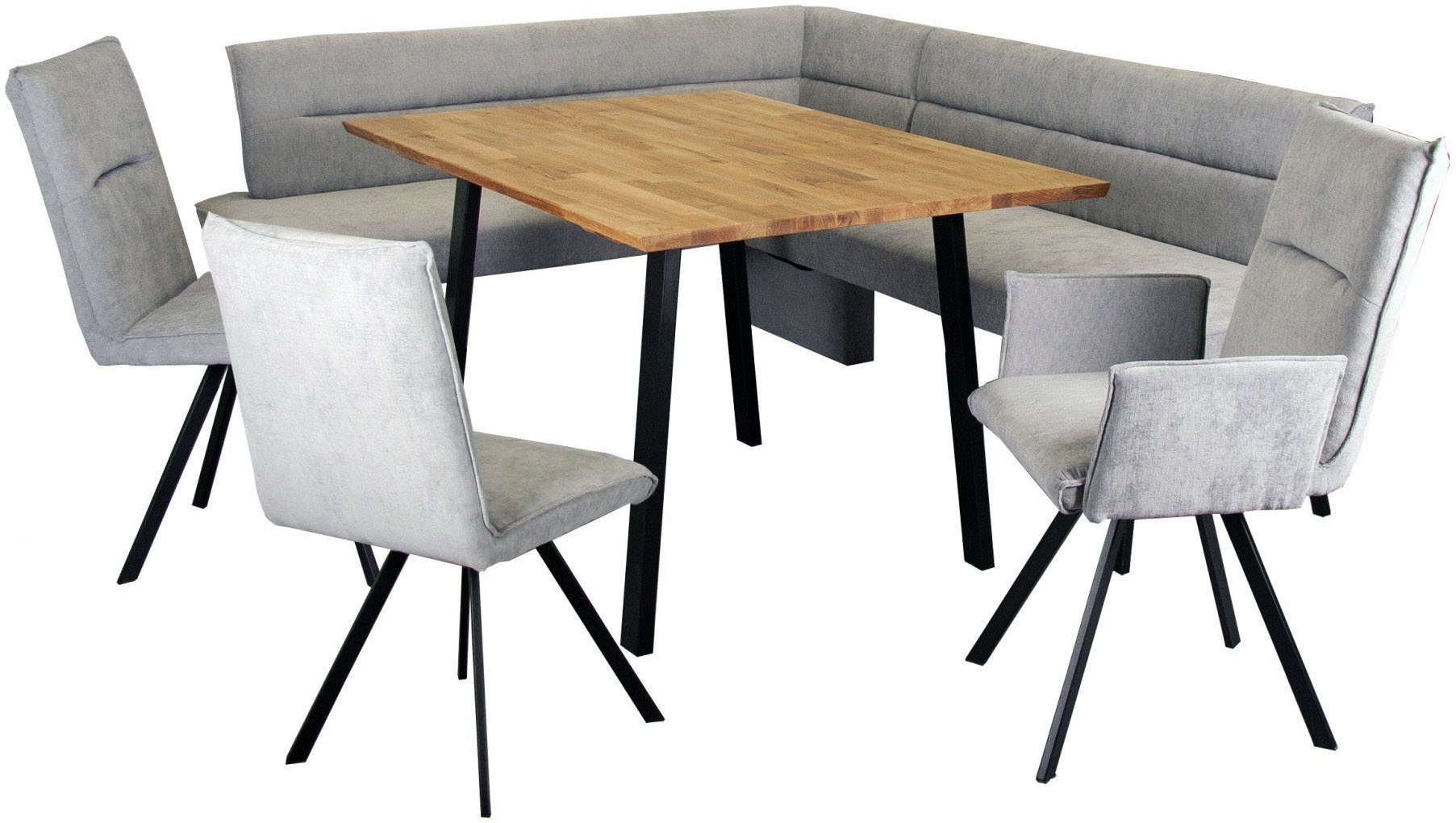 Home affaire 4-Fußstuhl »Sava« (Set) 2 Stk.Metallgestell