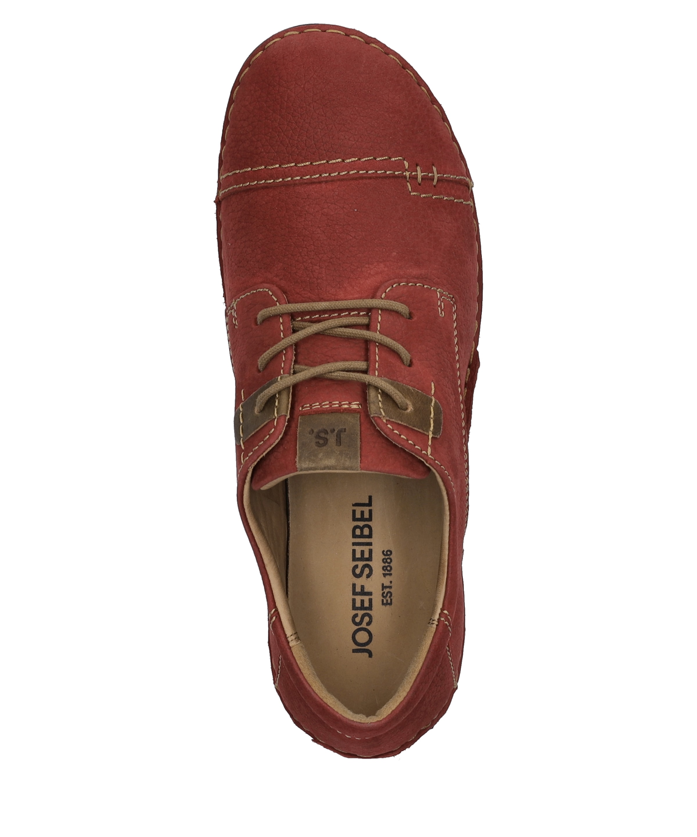 Josef Seibel Schnürschuh »Fergey 41, rot-kombi«