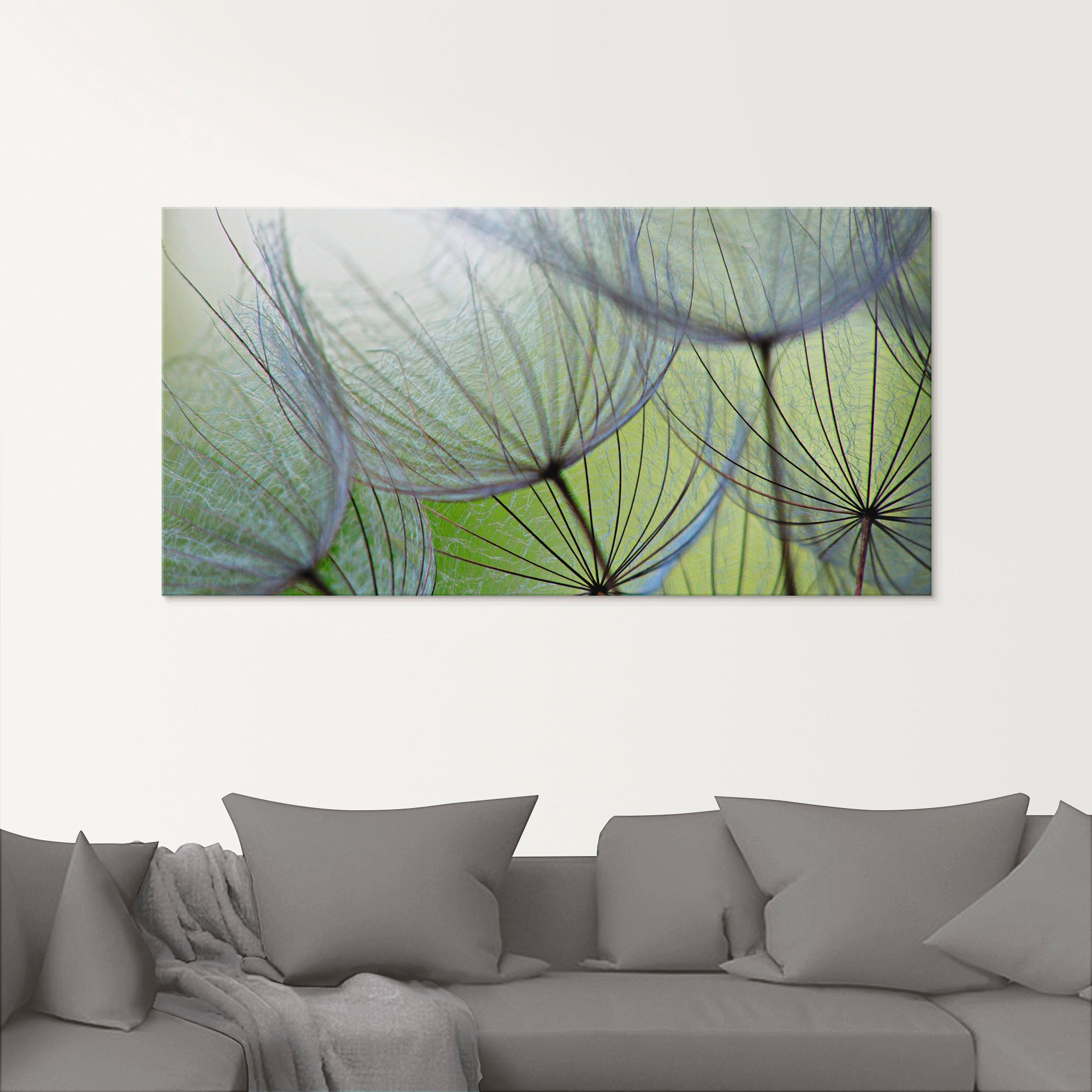Artland Glasbild »Pusteblumen-Samen II«, Blumen, (1 St.), in verschiedenen Größen