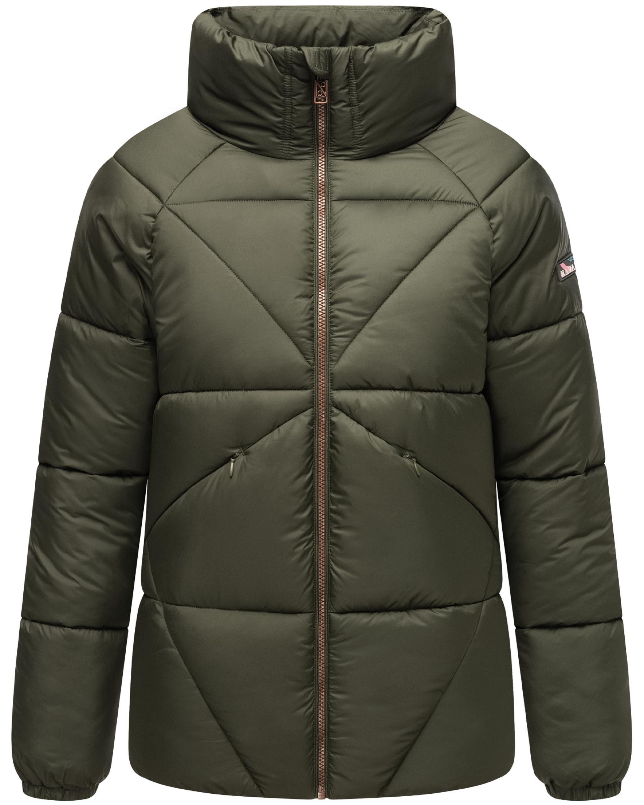 Navahoo Steppjacke »Steppjacke Schokolinaa 14«, ohne Kapuze, Winterjacke mit modischer Steppung & hohem Kragen