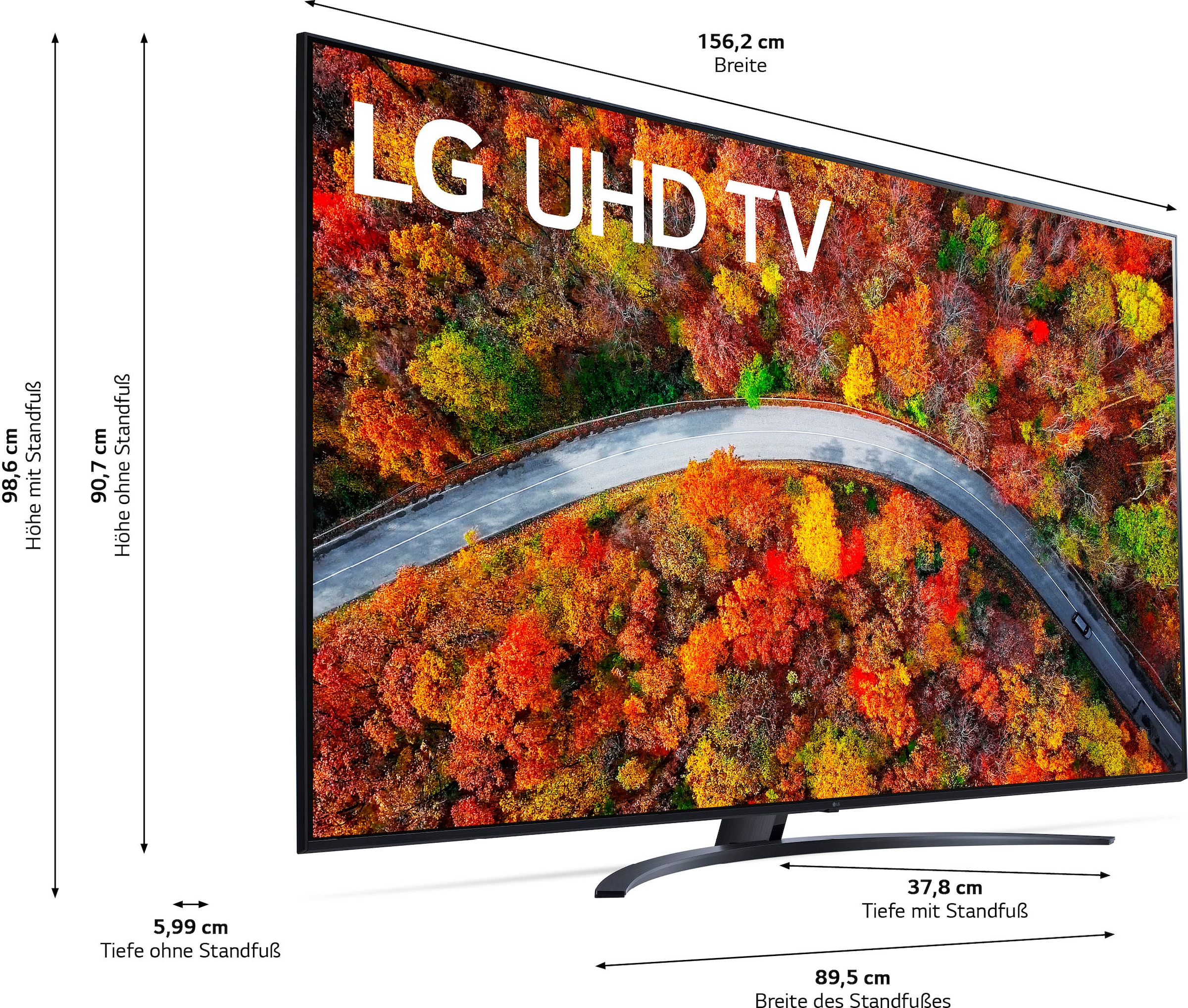 »70UP81009LR«, jetzt Ultra Fernseher Zoll, LCD-LED online cm/70 Smart-TV OTTO LG 177 HD, bei 4K