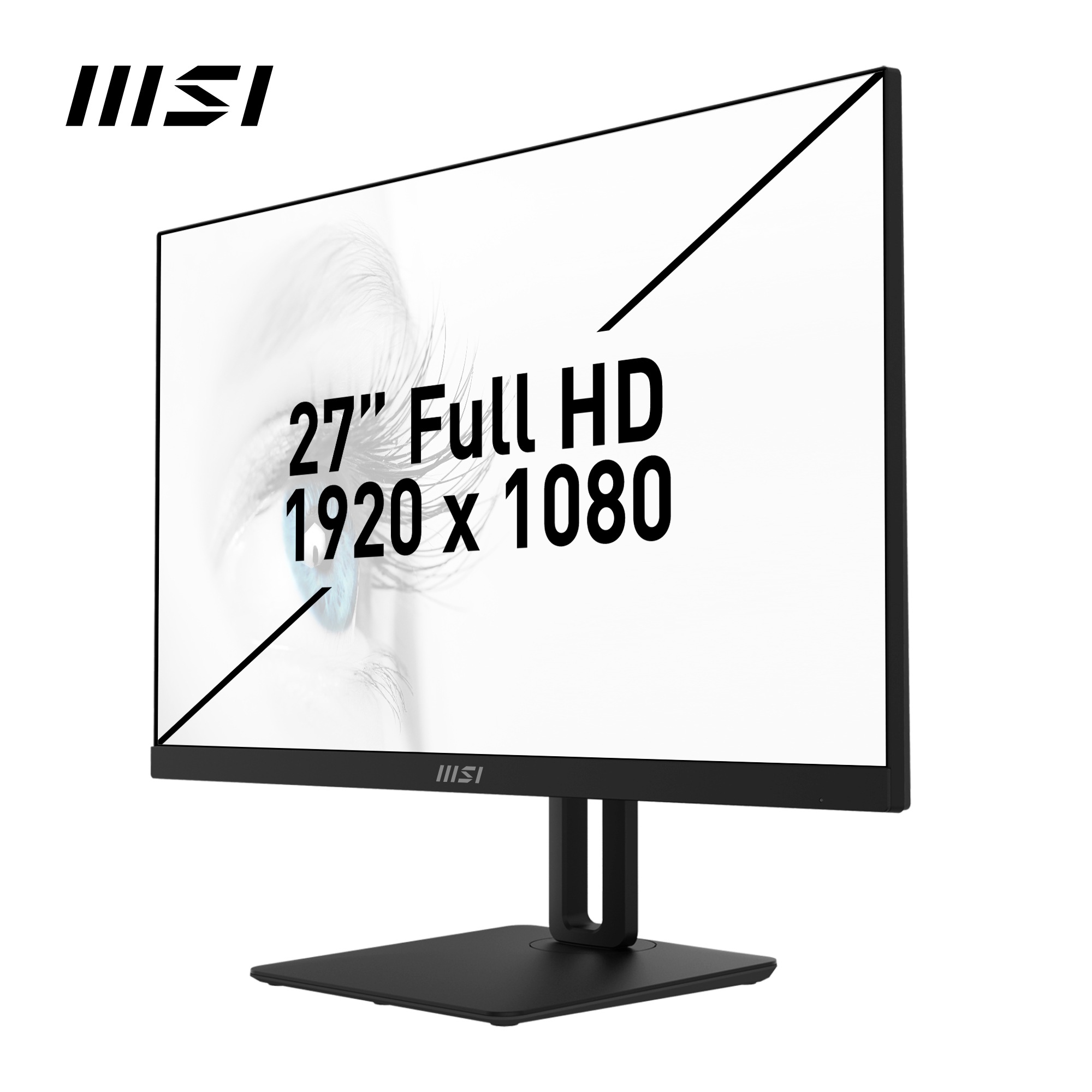 MSI LED-Monitor »PRO MP271AP«, 68,6 cm/27 Zoll, 1920 x 1080 px, Full HD, 1 ms Reaktionszeit, 100 Hz, höhenverstellbar, 3 Jahre Herstellergarantie