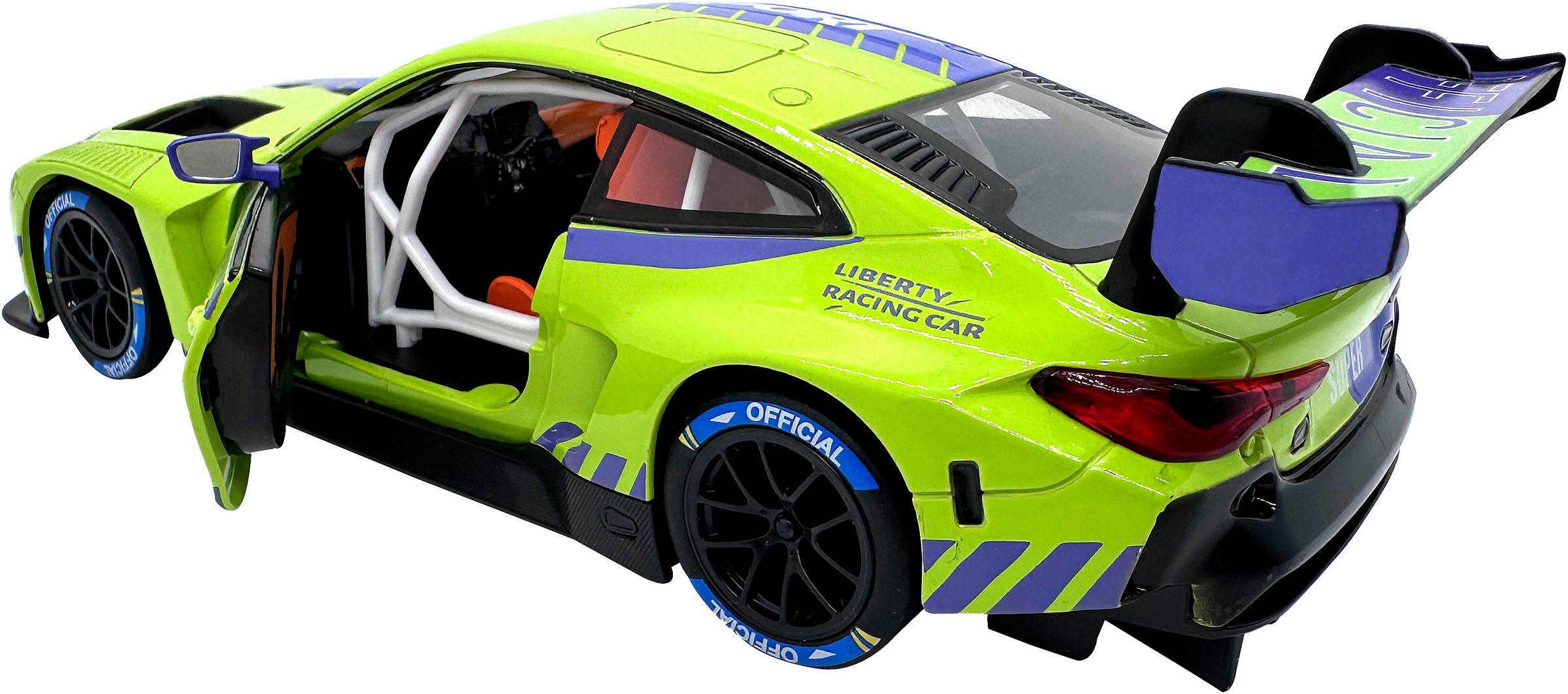 Jamara Spielzeug-Auto »Diecast, BMW M4 GT3 inklusive Batterien« LED Licht; Maßstab 1:24