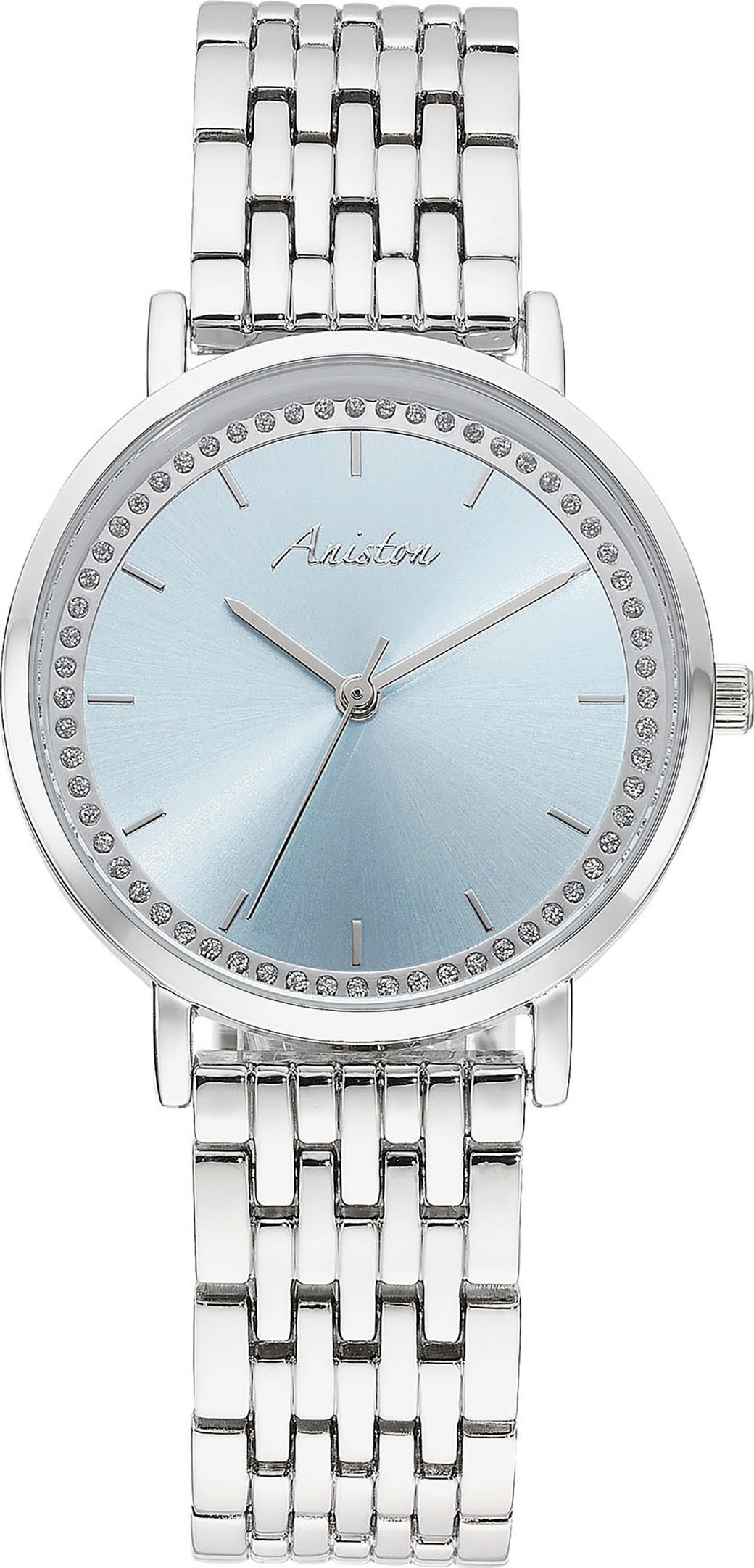 Aniston JEWELRY & WATCHES Quarzuhr, (Set, 2 tlg., mit Wechselband), Armbanduhr, Damenuhr, Ideal auch als Geschenk, neue Kollektion