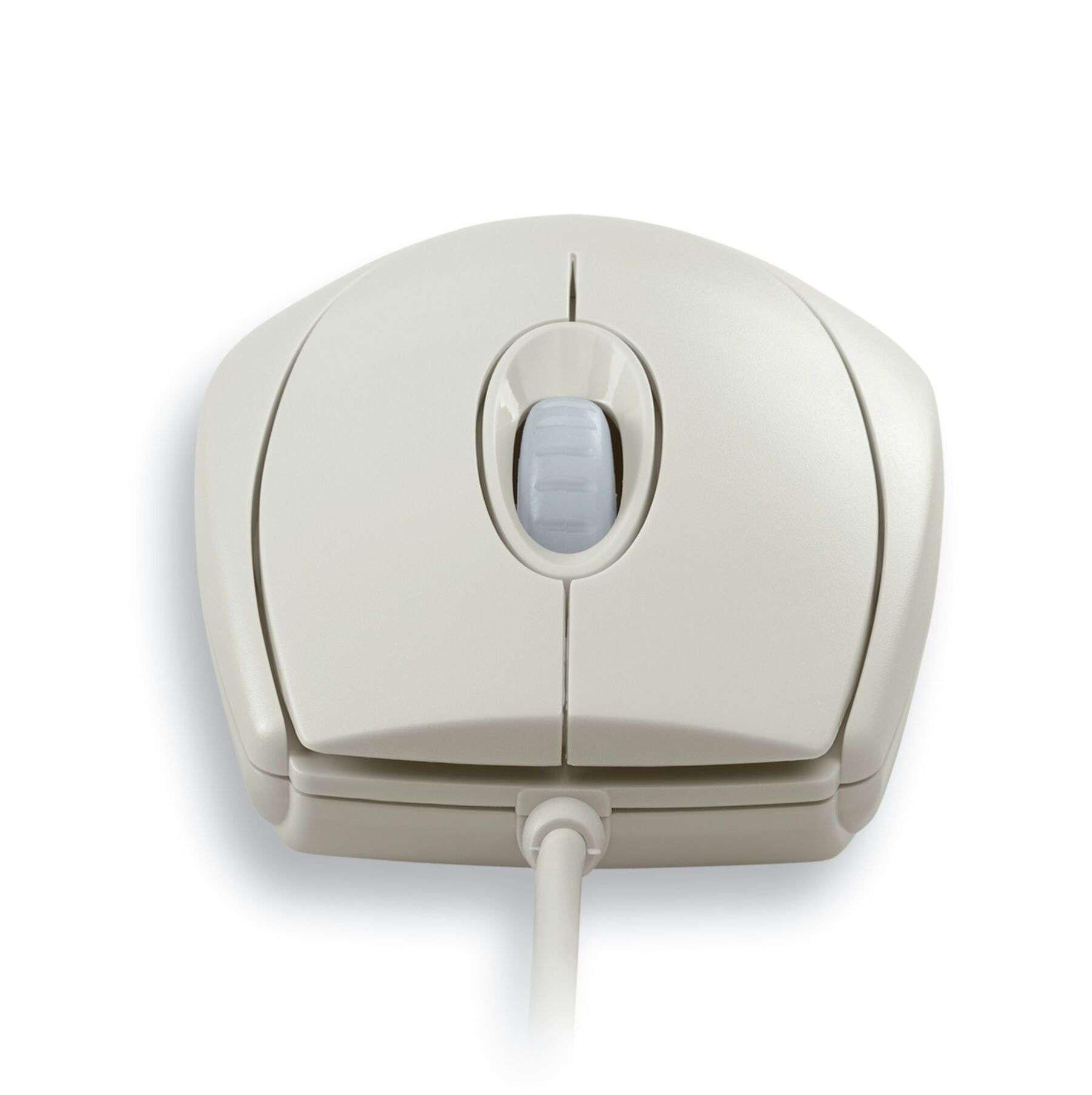 Cherry Maus »WHEELMOUSE OPTICAL Kabelgebundene Maus, Hell Grau, PS2/USB«
