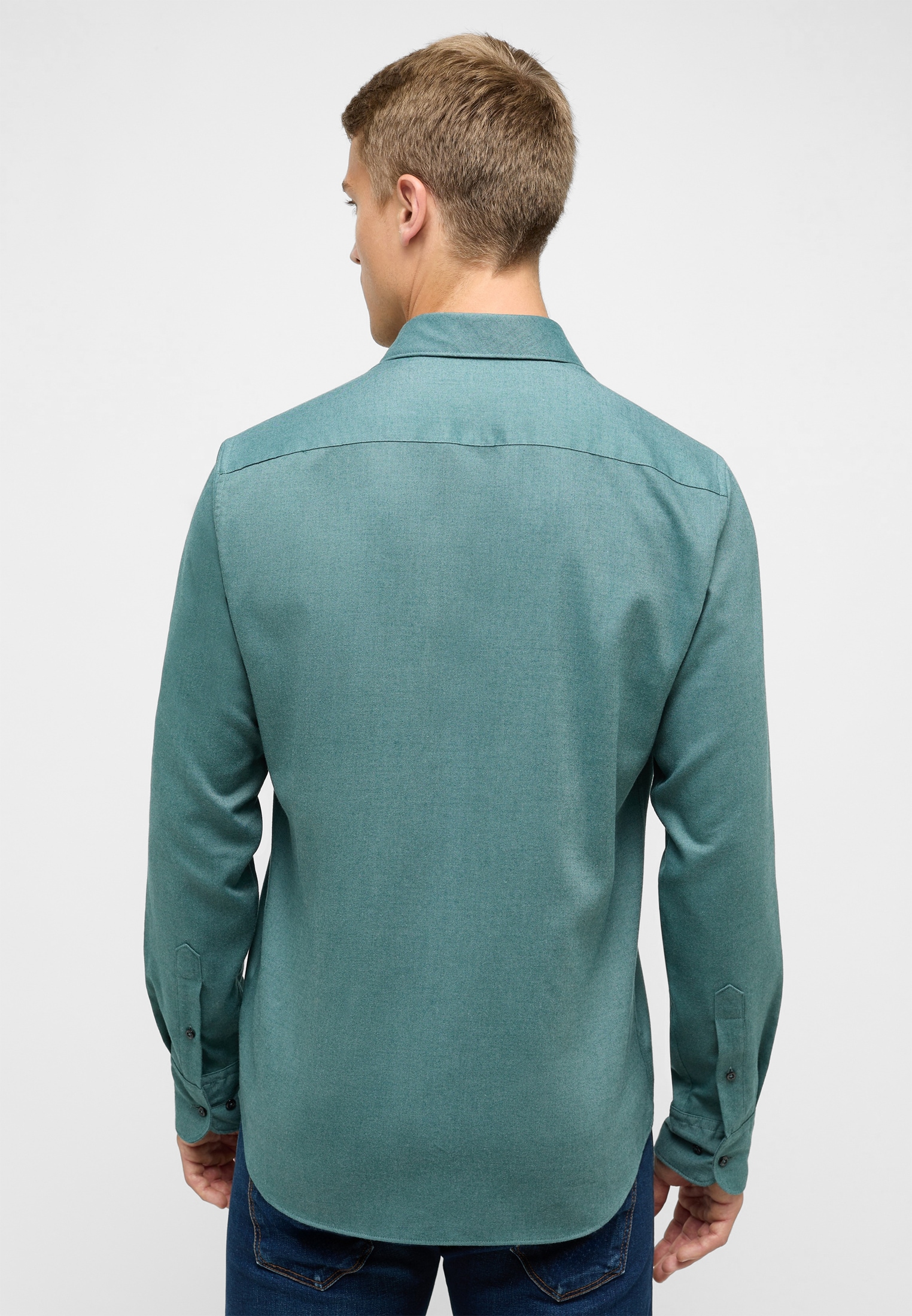 Eterna Langarmhemd »SLIM FIT« EASY IRON (bügelleicht)