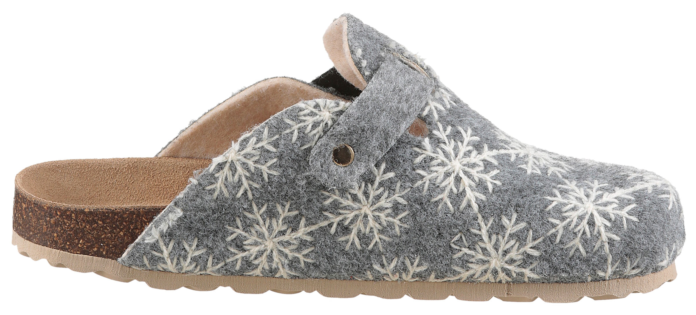Aniston SHOES Clog, Clog, Hausschuh, Homeslipper, verstellbare Schnalle - NEUE KOLLEKTION