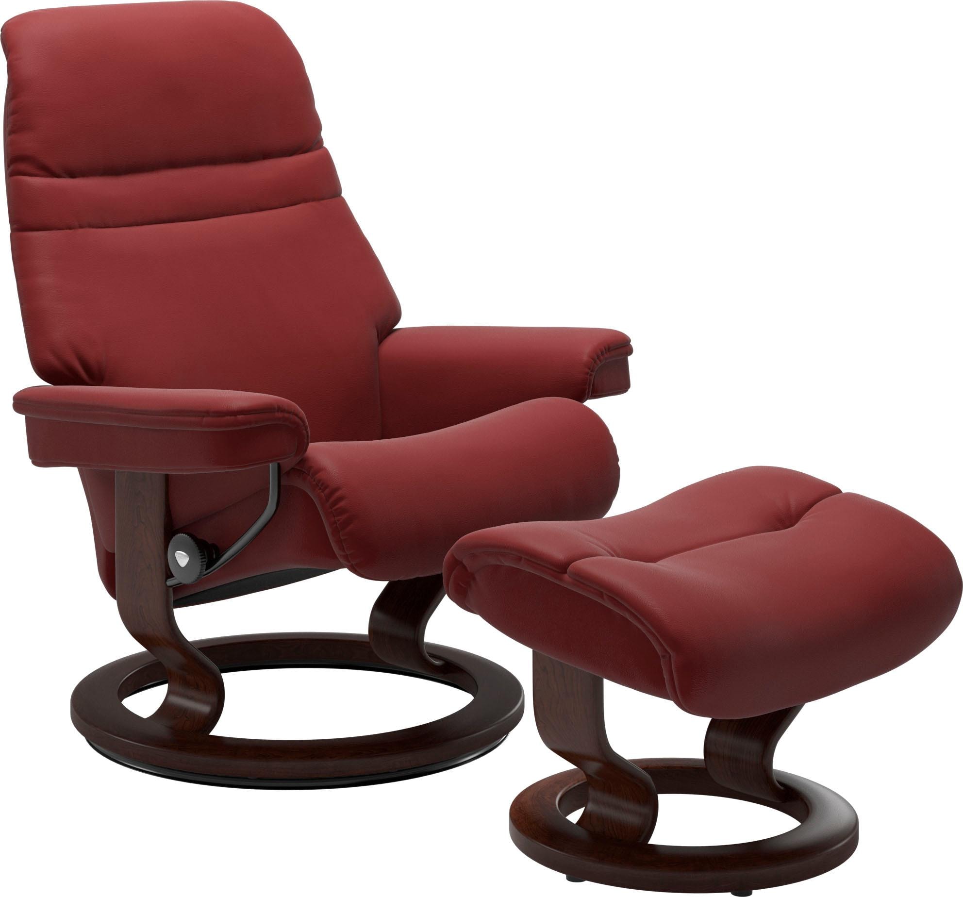 Stressless® Relaxsessel »Sunrise«, (Set, Relaxsessel mit Hocker), mit Classic Base, Größe M,...