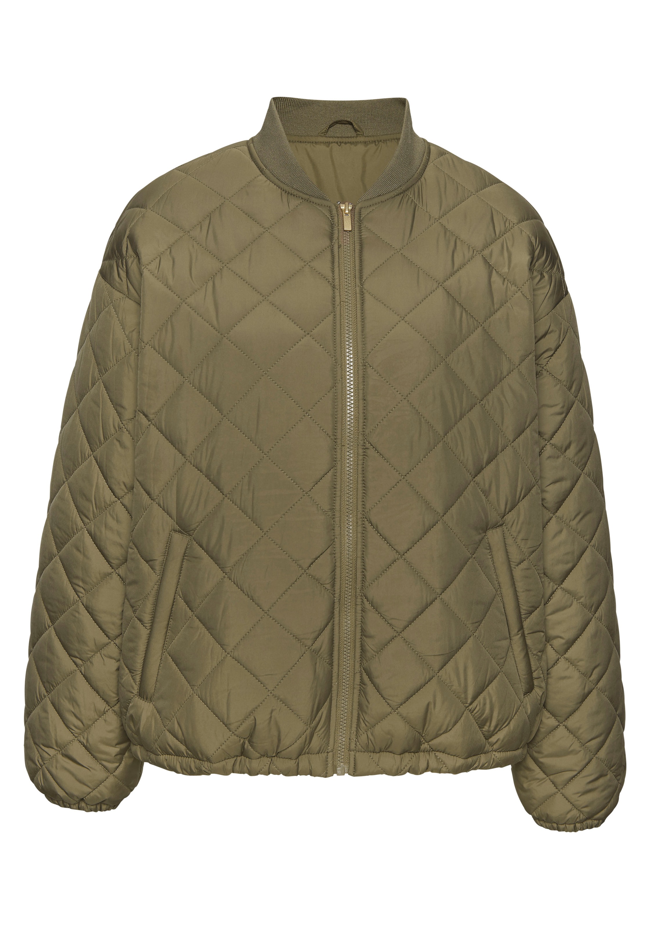 French Connection Steppjacke, mit geripptem Stehkragen