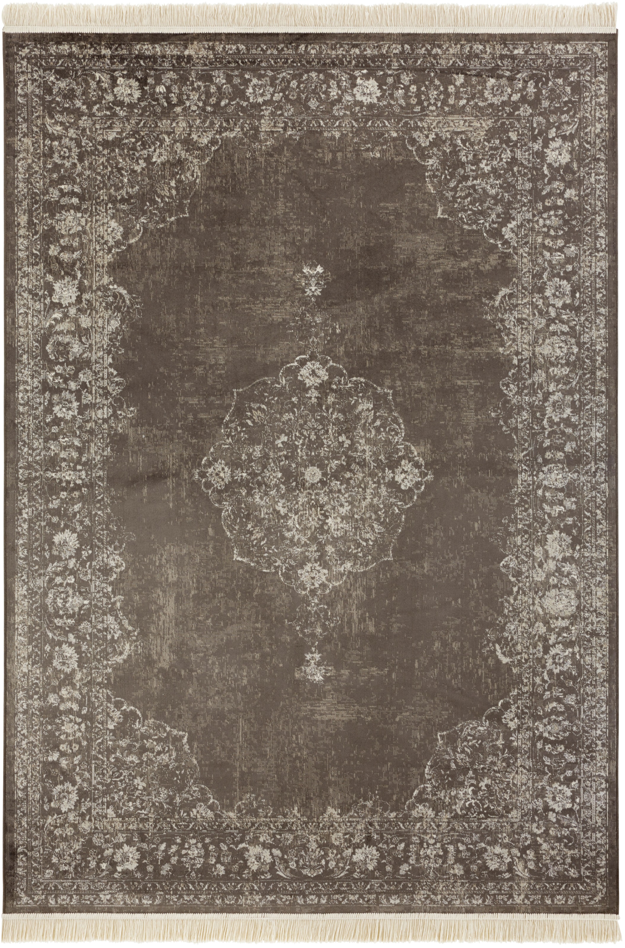 HANSE Home Teppich »Orient Vintage Medaillon«, rechteckig, 5 mm Höhe, Orientalisch mit Fransen, Orient, Wohnzimmer, Schlafzimmer, Esszimmer