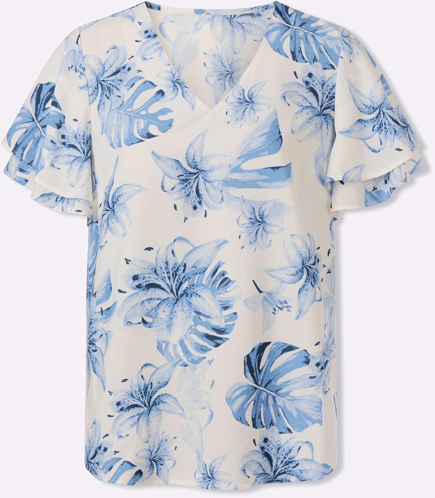 Classic Basics Druckbluse