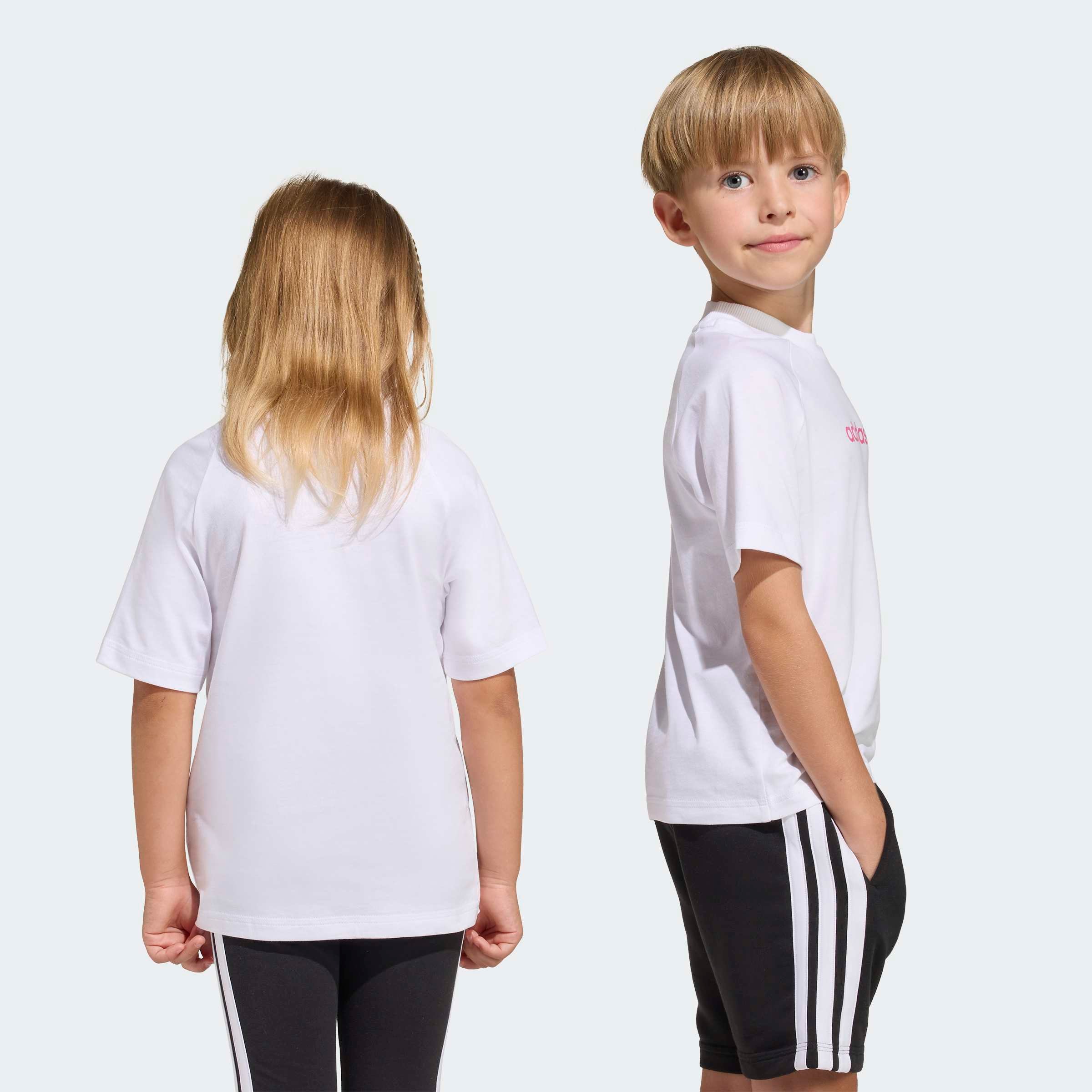 adidas Sportswear T-Shirt »LK LIN TEE 160« für Kinder, Rundhalsausschnitt, ohne Verschluss, weiches Material