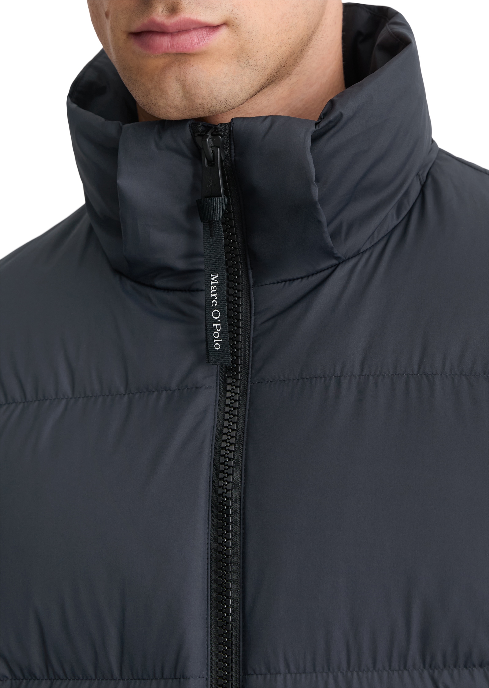 Marc O'Polo Daunenjacke, mit Kapuze, mit 2-Wege-Zipper und abnehmbarer Kapuze
