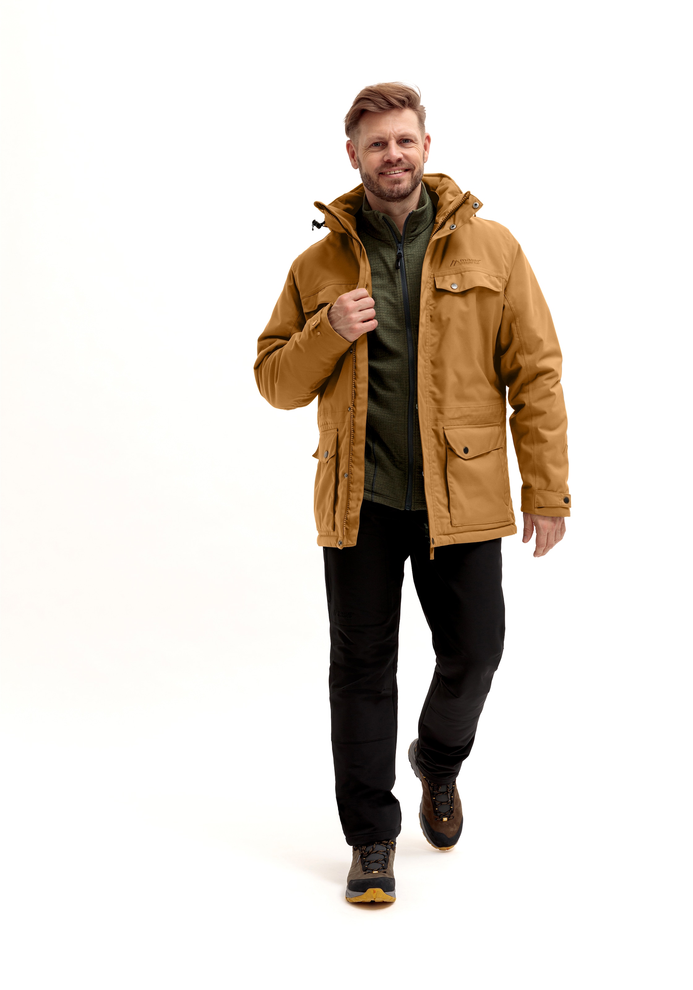Maier Sports Funktionsjacke »Knuth« Herren Outdoorjacke, wind/wasserdichte Jacke, mTHERM Isolation