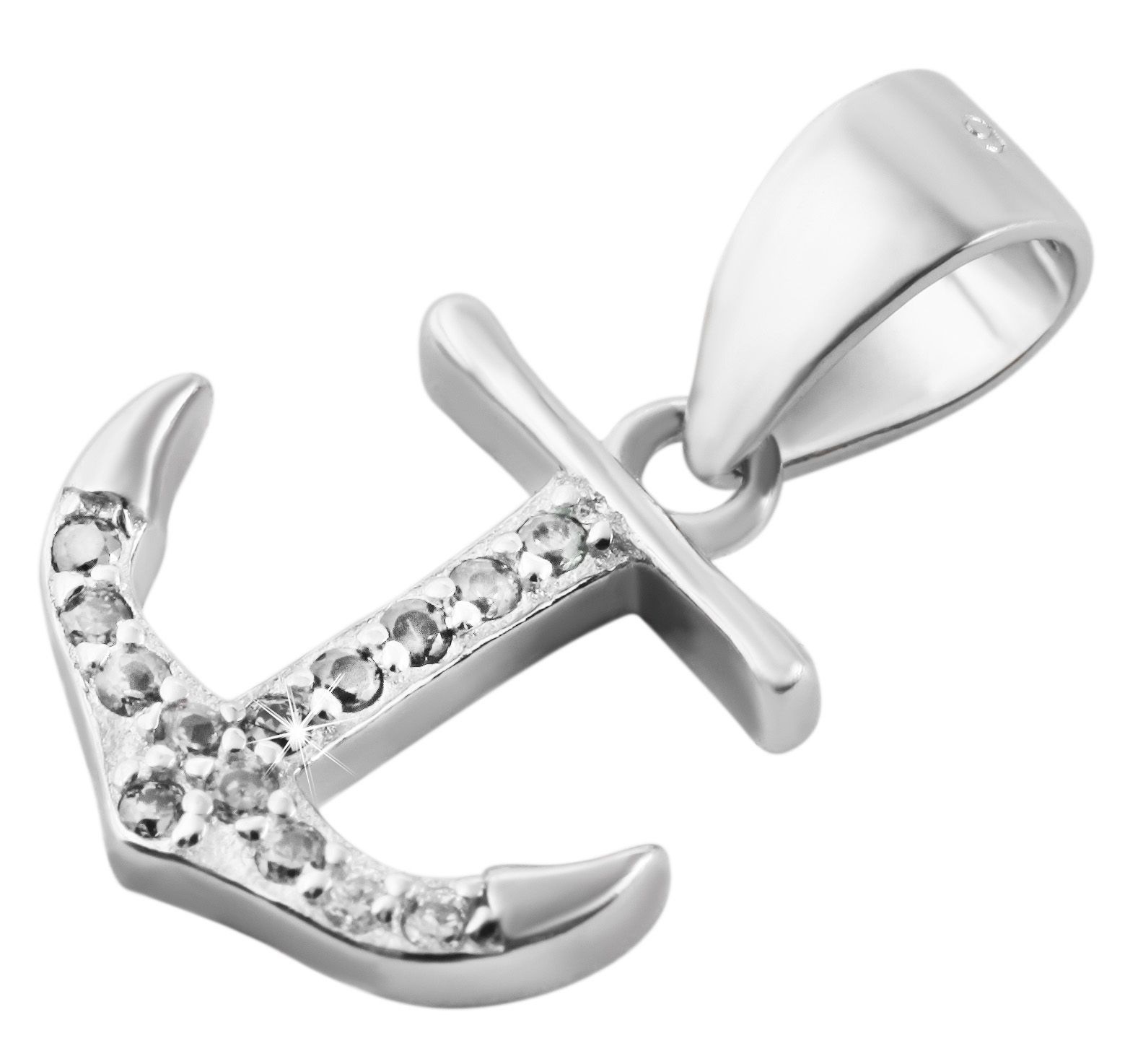 Adelia´s Kettenanhänger »Damen Anhänger aus 925 Silber mit Zirkonia«