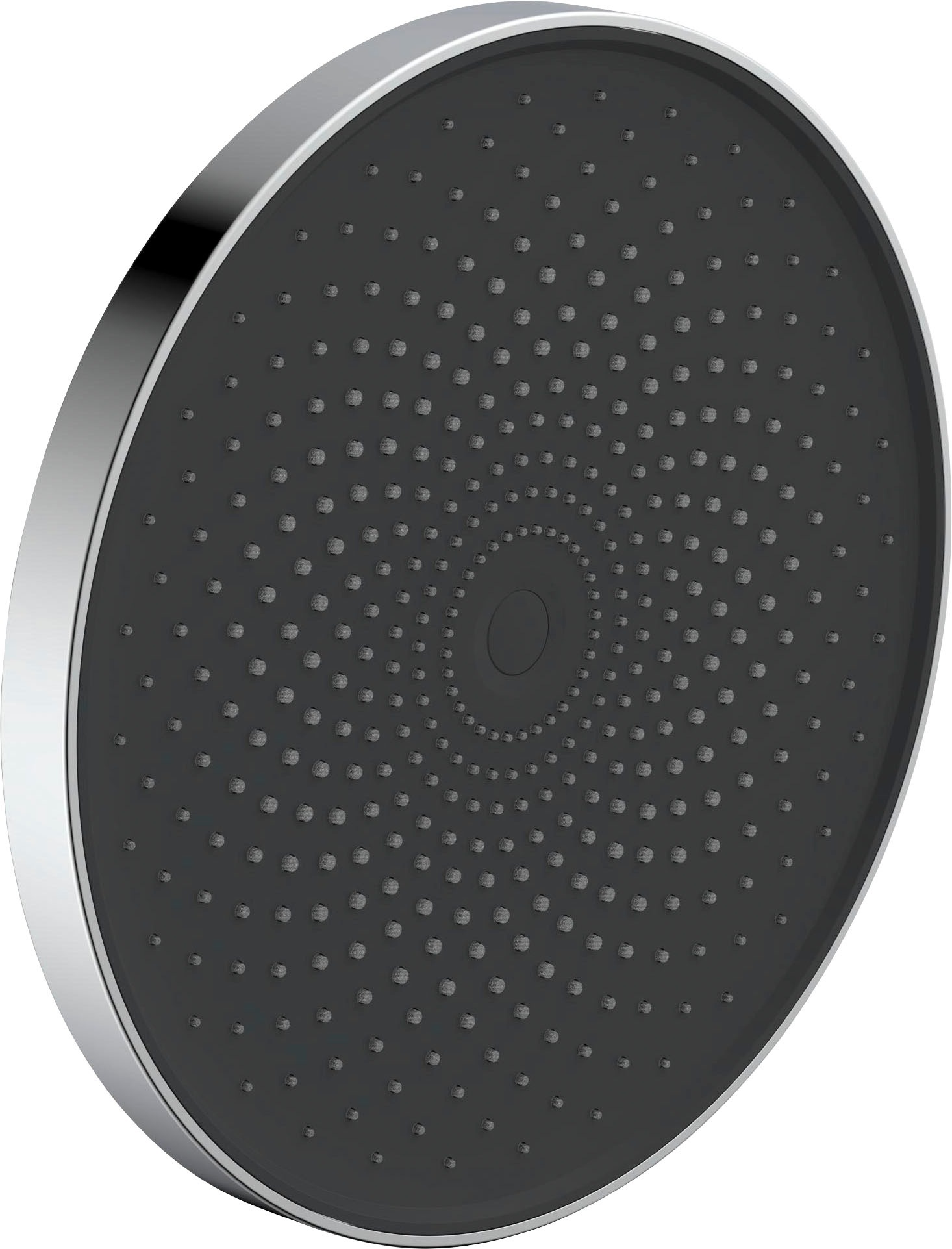 Schütte Kopfbrause »LA ROCHELLE« mit Antikalk-Noppen in schwarz, Größe 0