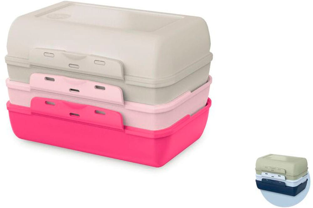 Emsa Lunchbox »Variabolo« platzsparend, verschiedene Farbkombinationen, spülmaschinenfest