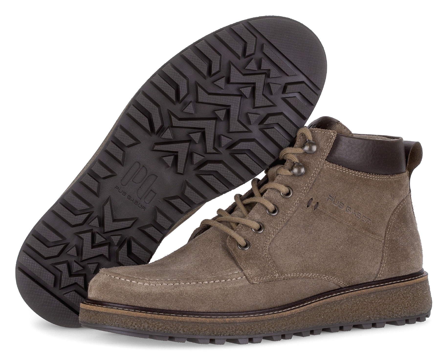 Pius Gabor Schnürboots, Stiefelette, Komfortschuh, mit Kontrastnähten, G-Weite