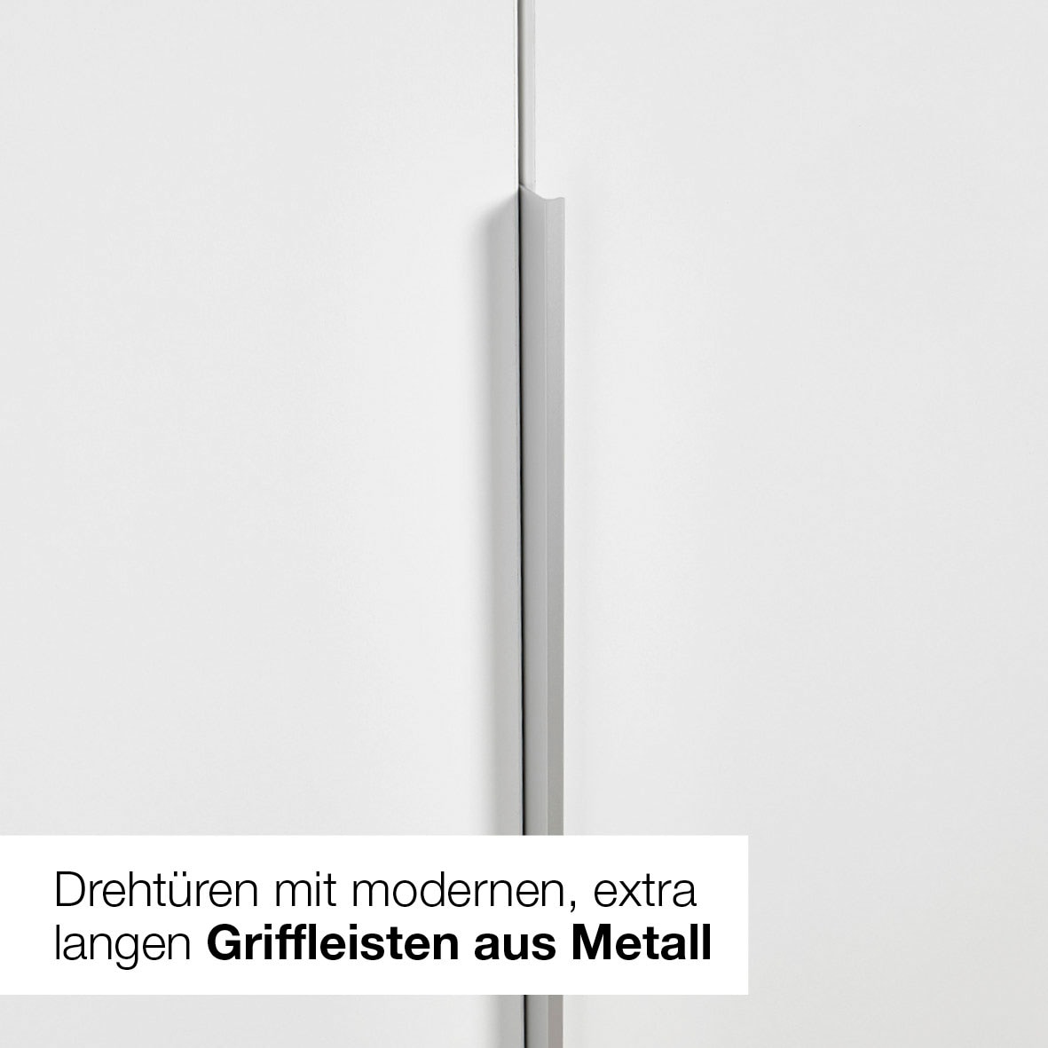 Wimex Drehtürenschrank »Mugano«, (mit langen oder kurzen Griffen aus Metall), in vielen Breiten, 208 oder 236 cm hoch, Made in Germany