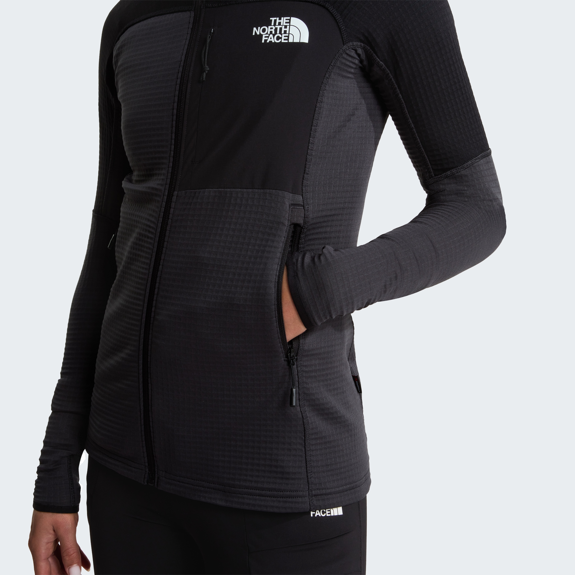 The North Face Fleecejacke »W POLARTEC POWERGRID STORMGAP JACKET« für Erwachsene, für Outdoor-Aktivitäten, sportlicher Stil