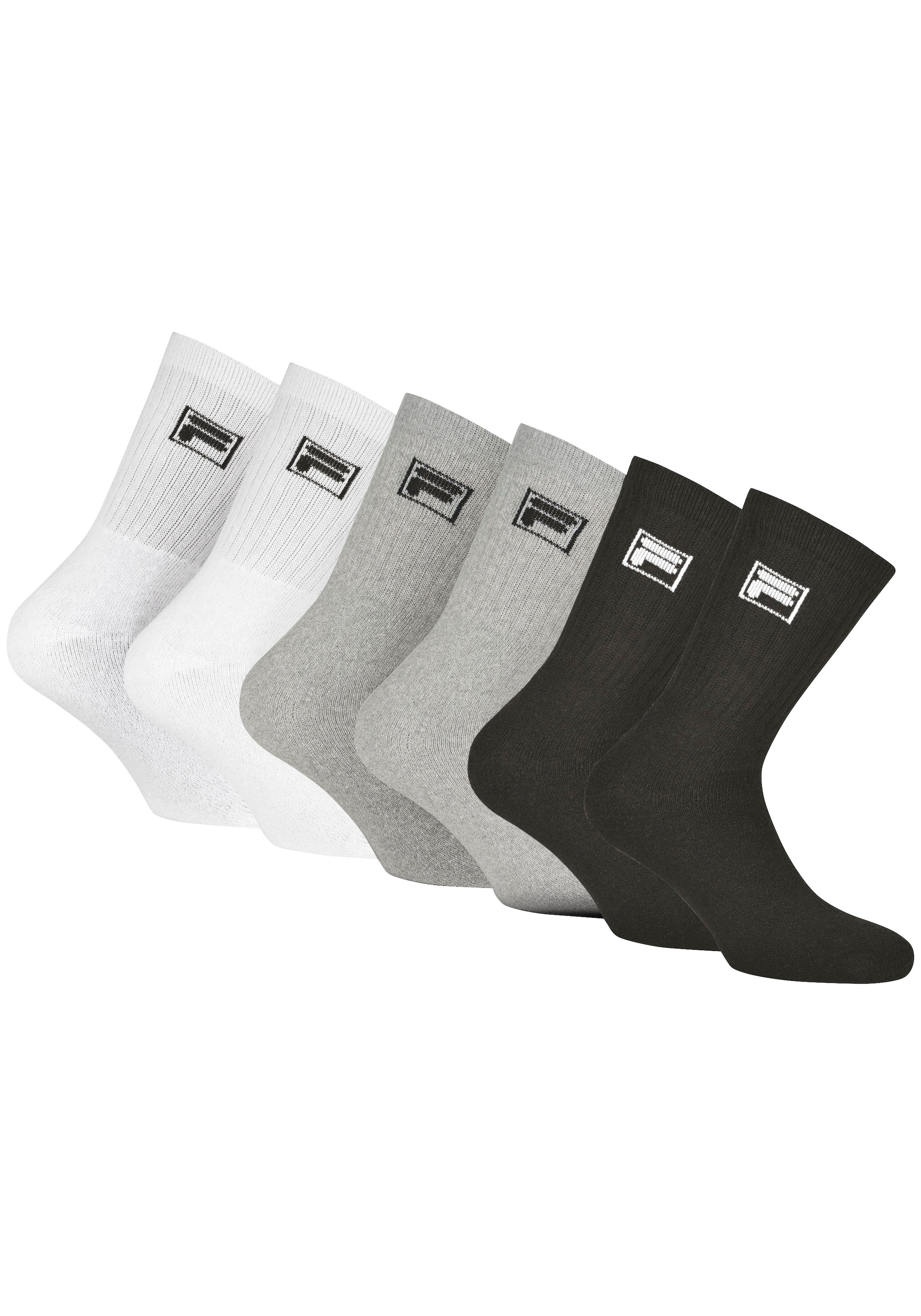 Sportsocken, (Packung, 6 Paar), Klassische Tennissocken im 6er Pack