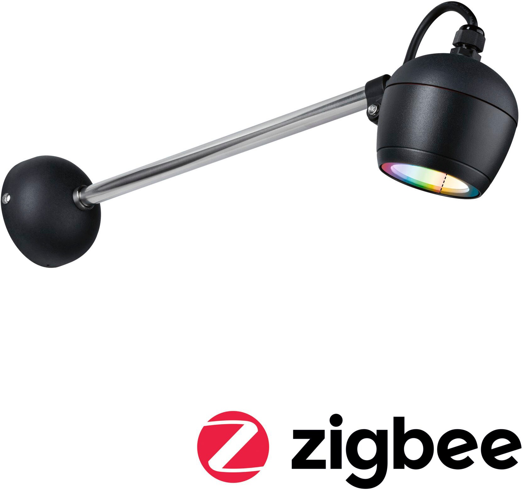 Paulmann LED Gartenleuchte »Outdoor 230V Wall Kikolo RGBW ZigBee«, 1 flammig, ZigBee RGBW