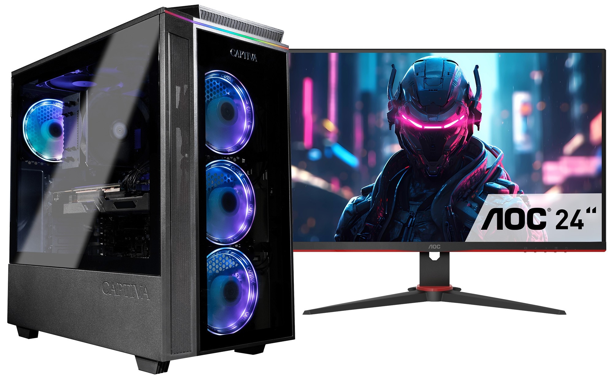 Gaming-PC-Komplettsystem »Advanced Gaming I84-156 TFT Bundle«