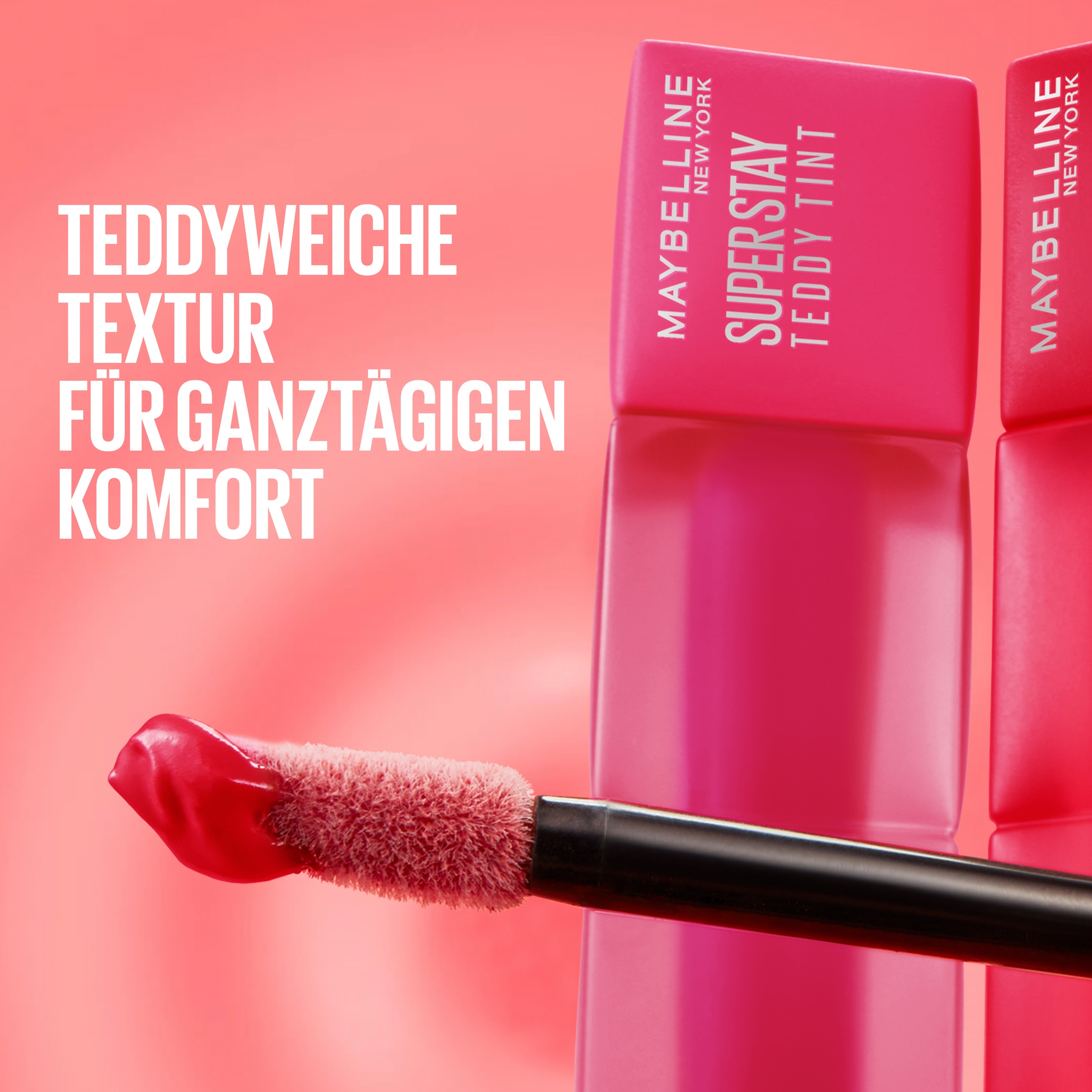 MAYBELLINE NEW YORK Lippenstift »SUPER STAY TEDDY TINT LIPPENSTIFT« mit weichem Teddy-Applikator