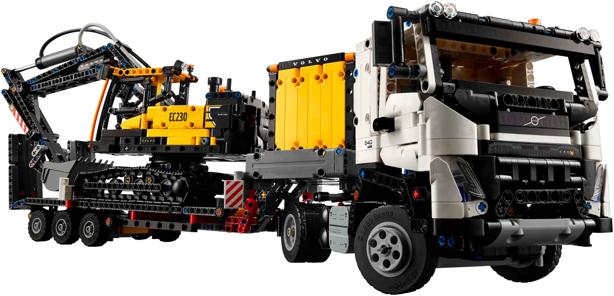 LEGO® Konstruktionsspielsteine »Volvo FMX LKW mit EC230 Electric Raupenbagger (42175), LEGO Technic«, (2274 St.), Made in Europe