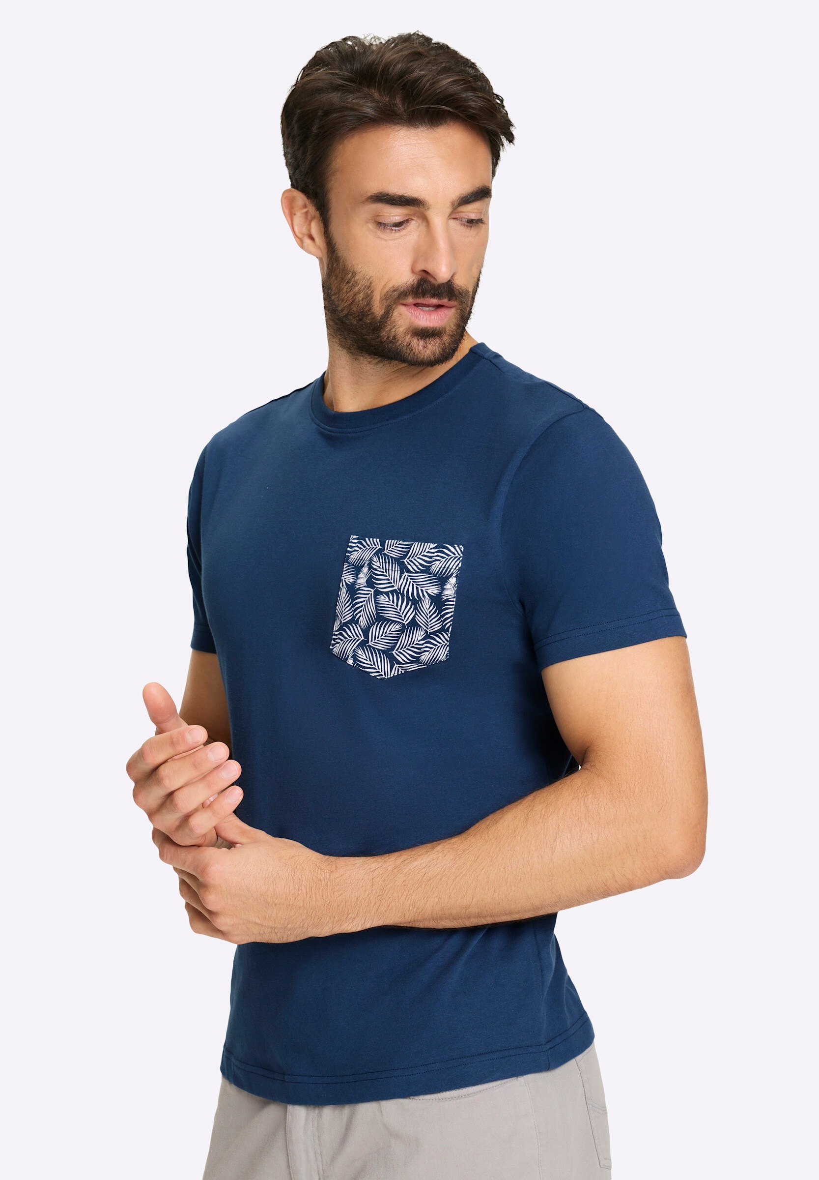 Witt T-Shirt »T-Shirt Kurzarmshirt mit bedruckter Brusttasche«