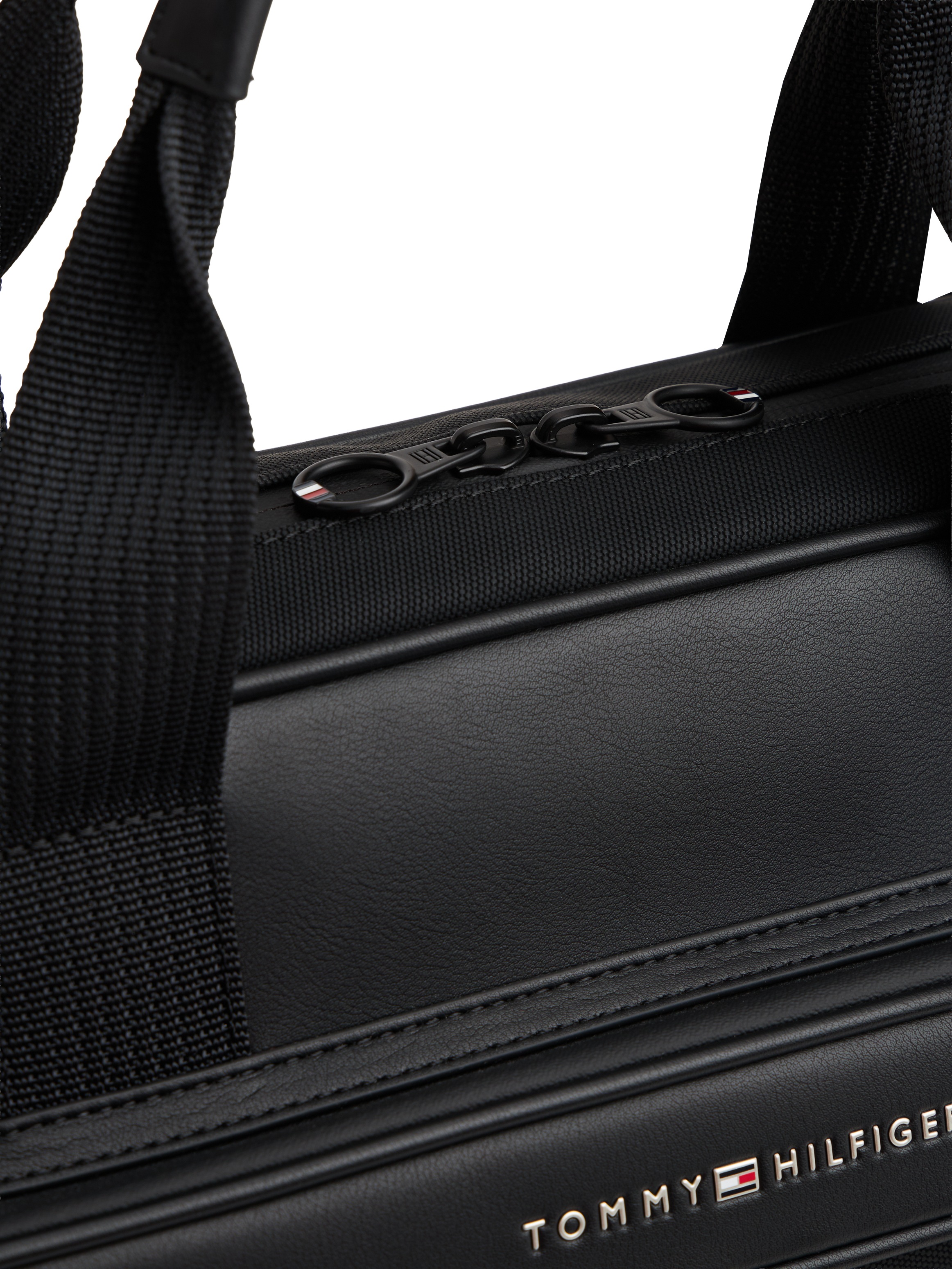 Tommy Hilfiger Laptoptasche »TH FOUNDATION COMPUTER BAG« , Unisex Geschäftstasche, Businessbag mit Logoschriftzug