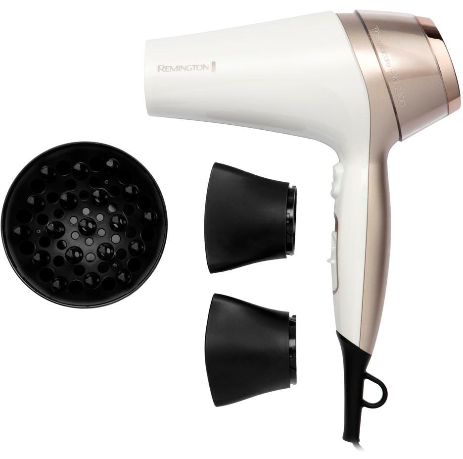 Remington Haartrockner »D5720 Thermacare PRO 2400« 2.300 W angenehmes Trocknen durch geringe Lautstärke und weniger Hitze in goldfarben