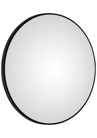 LED-Lichtspiegel, rund, mit indirekter LED Beleuchtung in schwarz matt Ø 100 cm