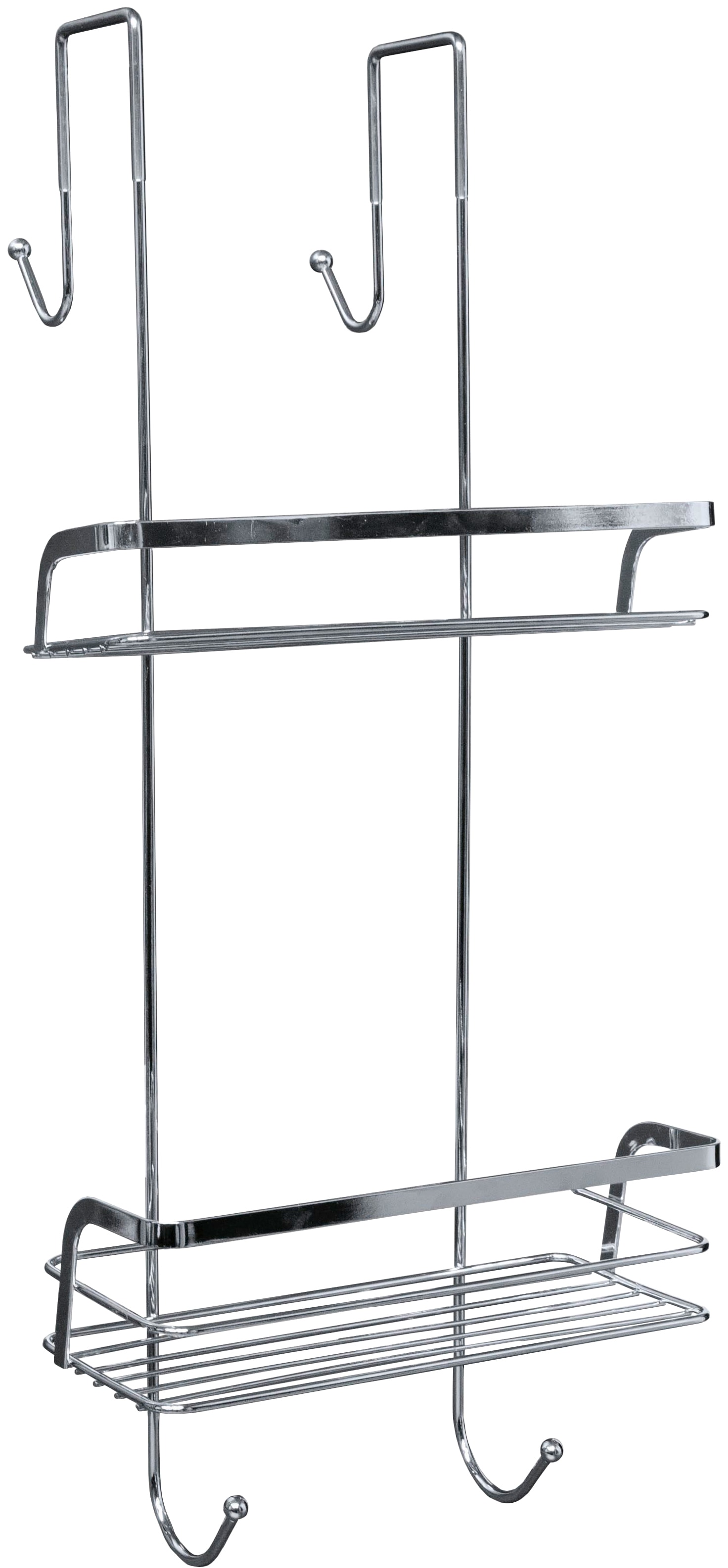 Kleine Wolke Einhängekorb »Leona« BxTxH: 25x11x60 cm in silberfarben, Größe B/H/T: 25 cm x 60 cm x 11 cm