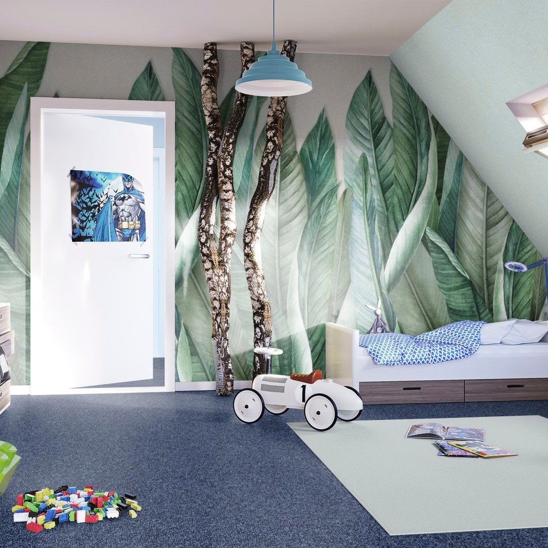 Bodenmeister Teppichboden »Baltic, Schlinge - meliert, Made in Belgium«, rechteckig, 5 mm Höhe, Wohnzimmer, Schlafzimmer, Kinderzimmer, Breite 400/500 cm