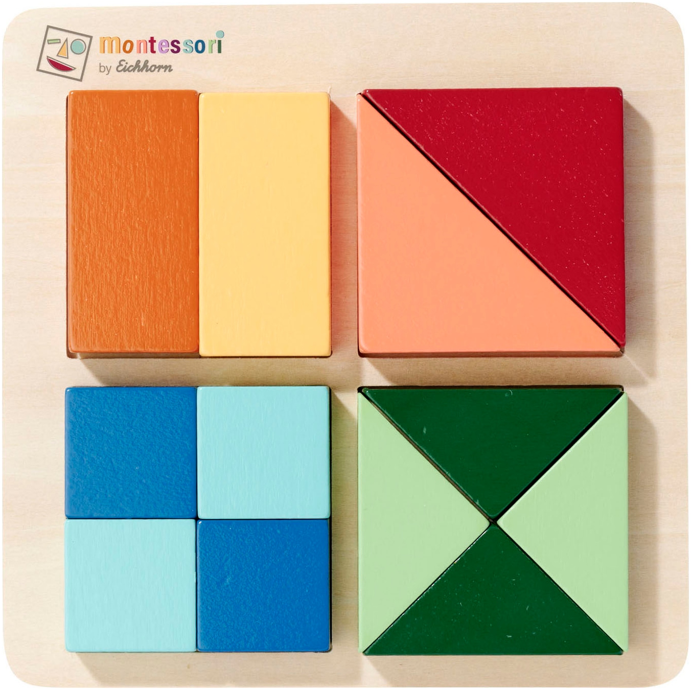 Eichhorn Puzzle »Montessori Formenpuzzle«, FSC®- schützt Wald - weltweit