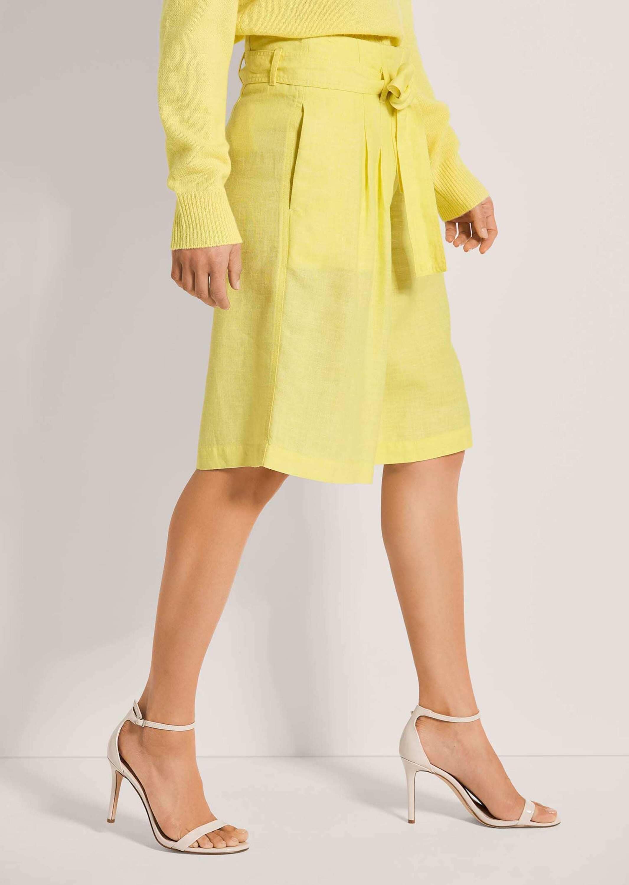 MADELEINE Bermudas »Bermuda Highwaist-Bermudas aus Leinen«