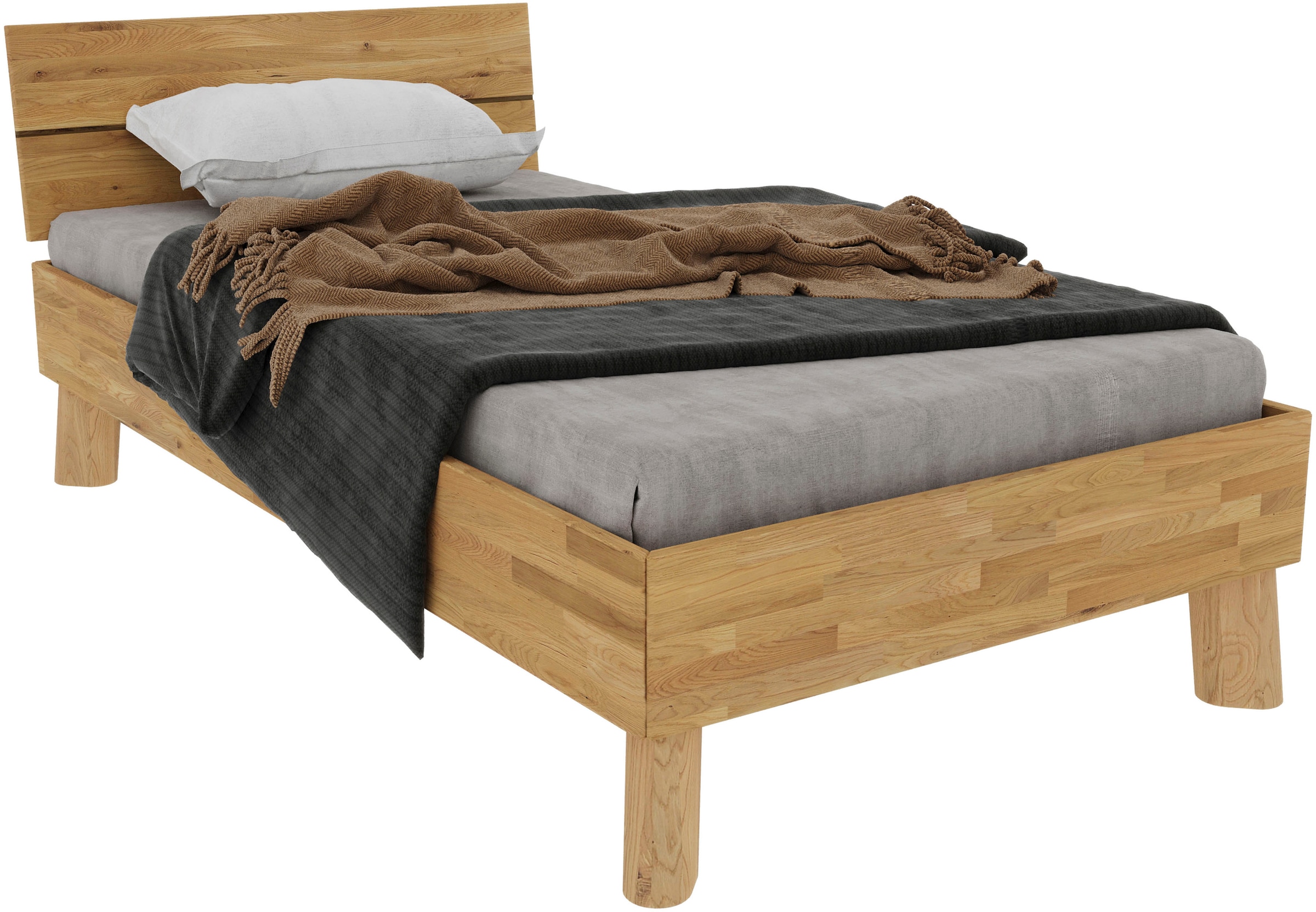 Home affaire Massivholzbett »Chavot I« wahlweise in Kernbuche oder Wildeiche erhältlich
