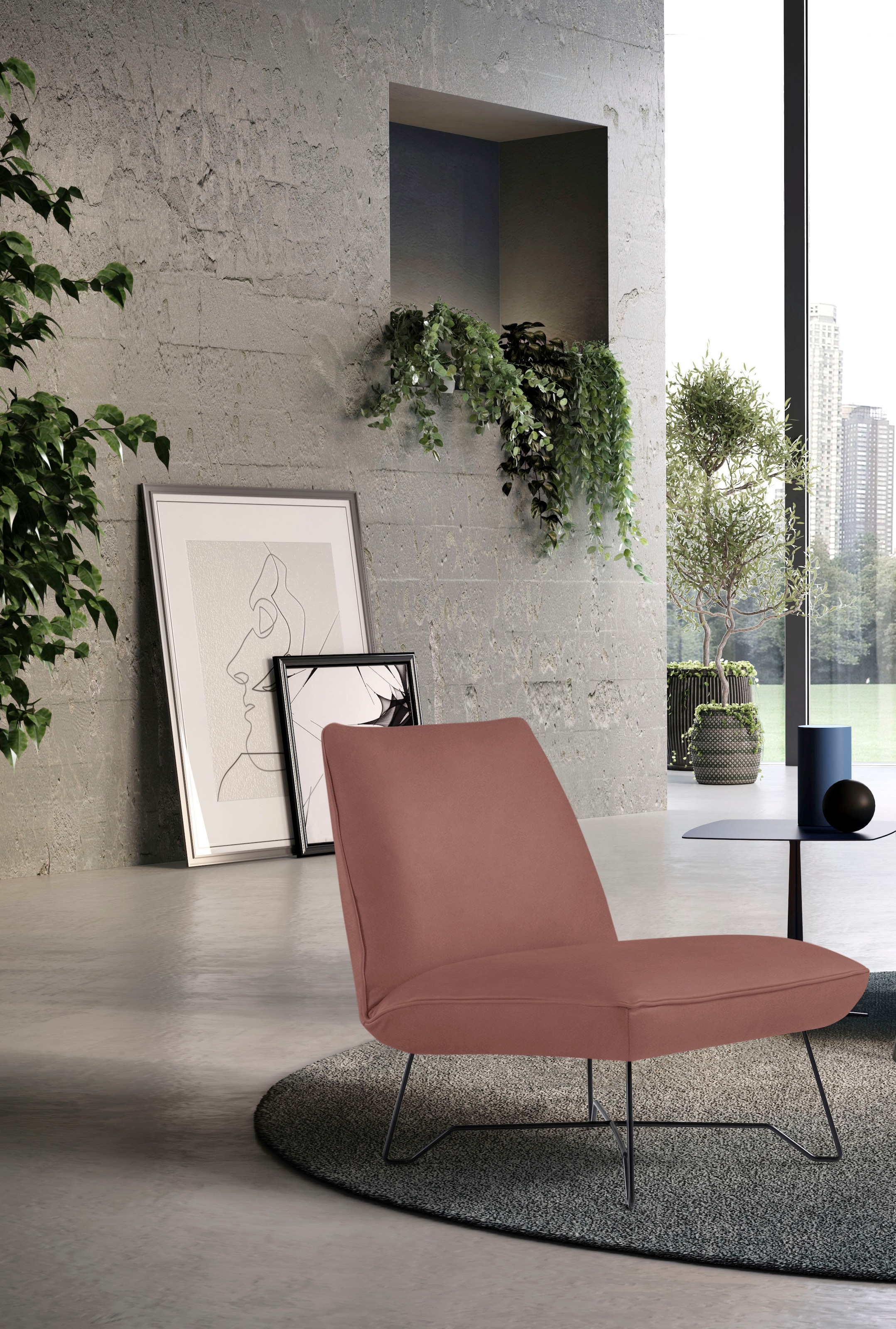 Egoitaliano Sessel »Lia Loungesessel, elegant und stylisch, toller Sitzkomfort«, extravaganter Designsessel, Solitärsessel